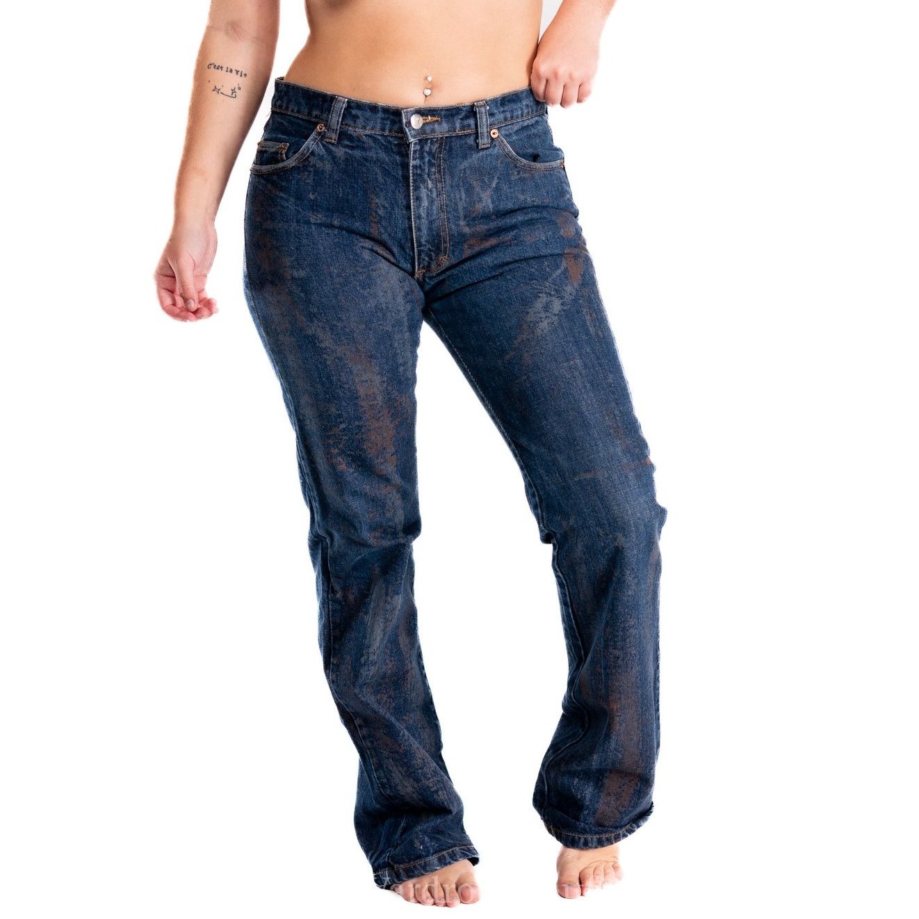 Designer KRUSH Premium Denim Jeans Size US 32 / EU 48 - 1 Thumbnail