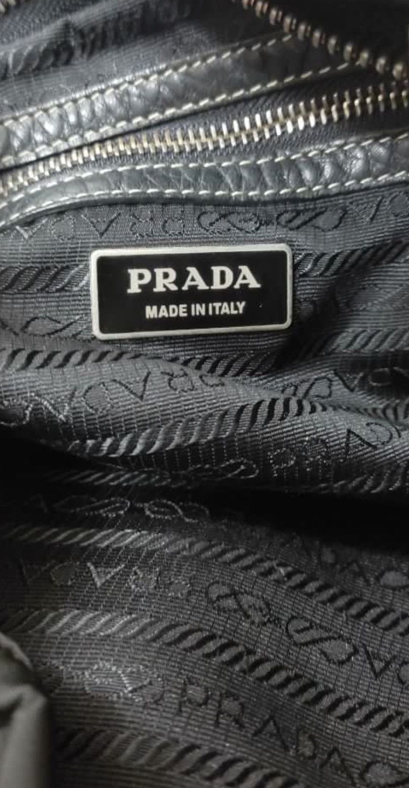 Prada Authentic Prada Nylon Black Crossbody Bag Size ONE SIZE - 9 Thumbnail