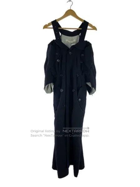 Comme des Garcons Comme Des Garcons Black and dark retro button design dress Size S / US 4 / IT 40 - 1 Thumbnail