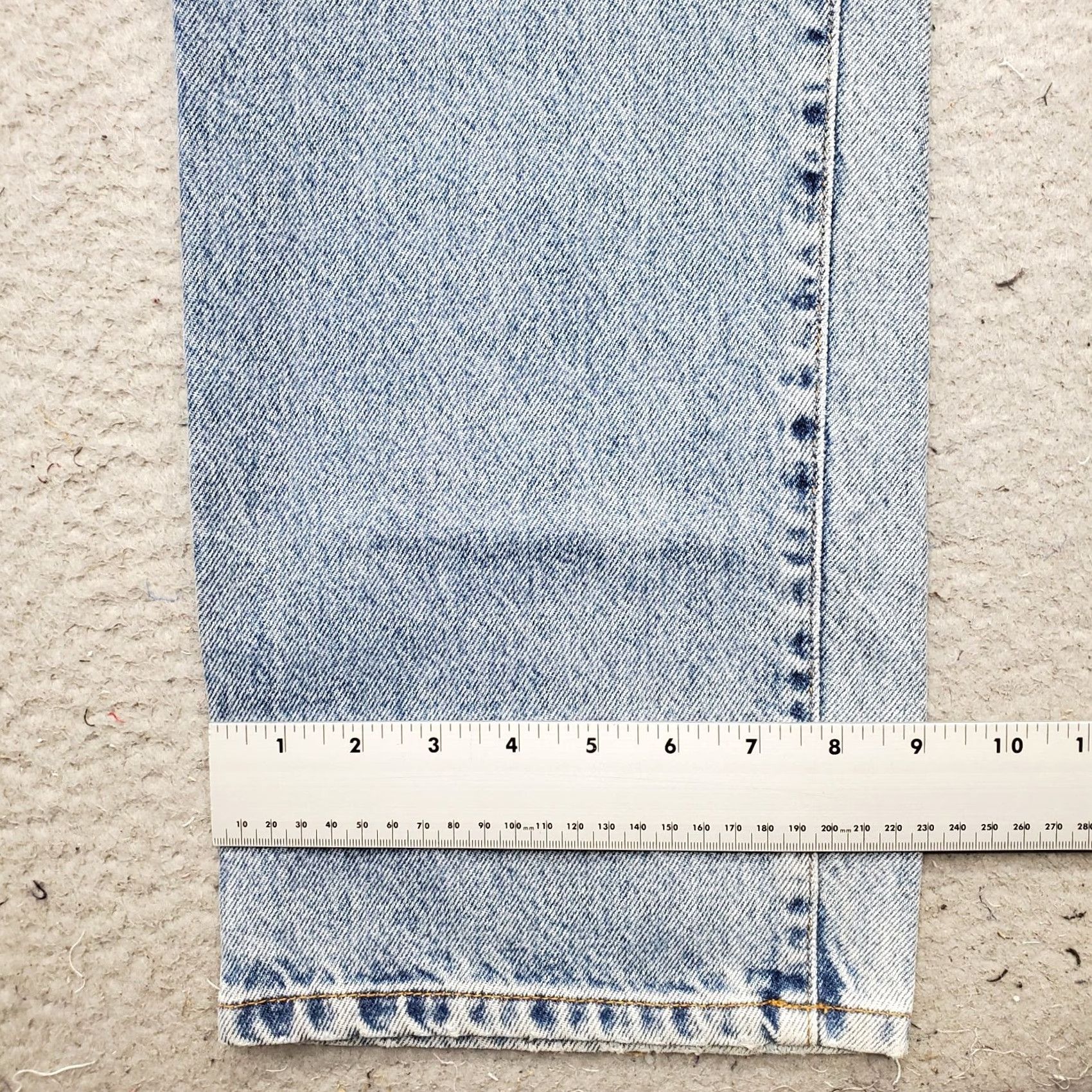 Calvin Klein Calvin Klein Jeans Mens 36 Blue Denim Light Wash Streetwear Straight Leg Shirt Size US 36 / EU 52 - 5 Thumbnail