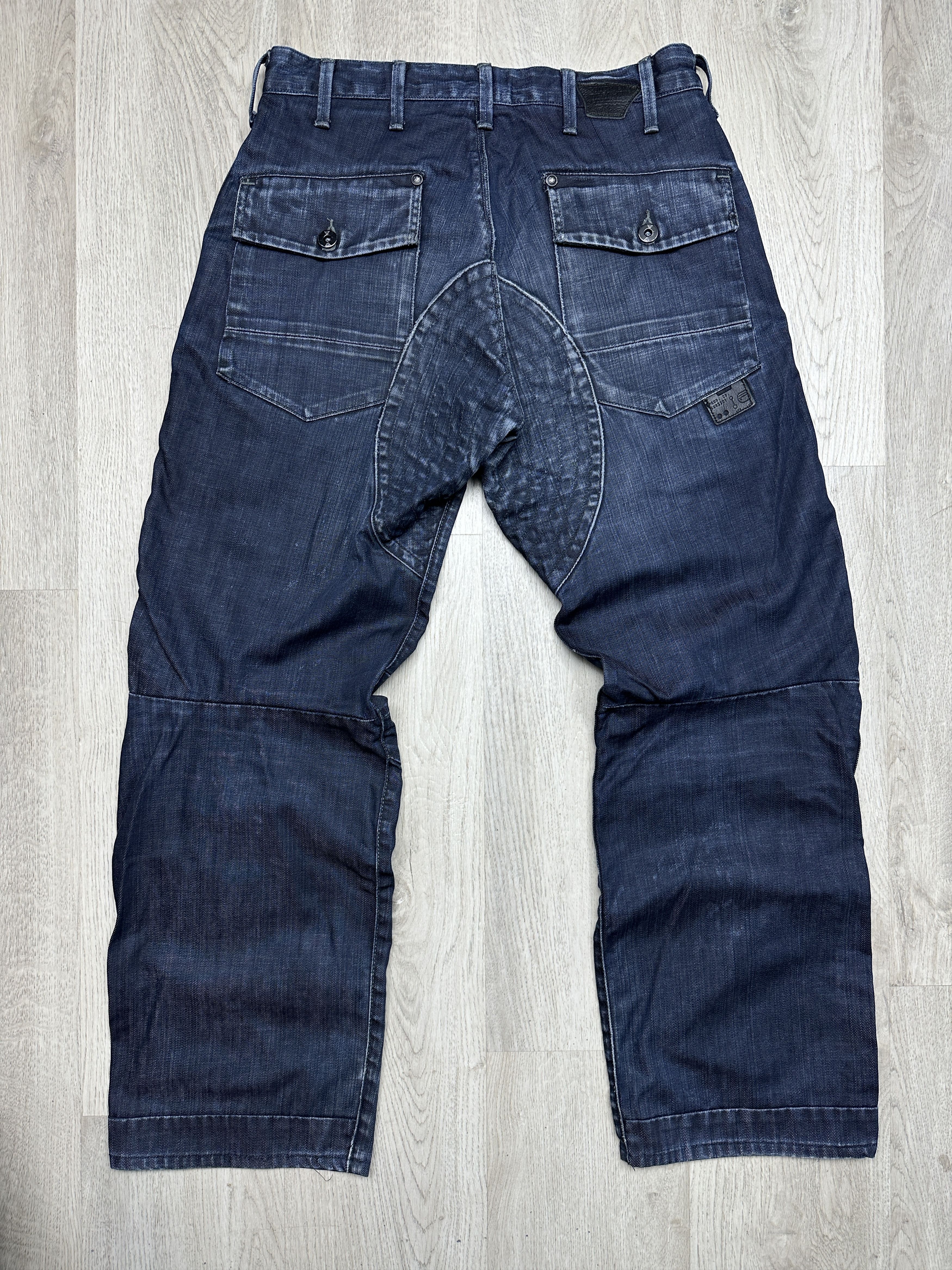 G-Star G Star Raw Mens Elwood Denim Pants Double Knee Jeans Size US 30 / EU 46 - 6 Thumbnail