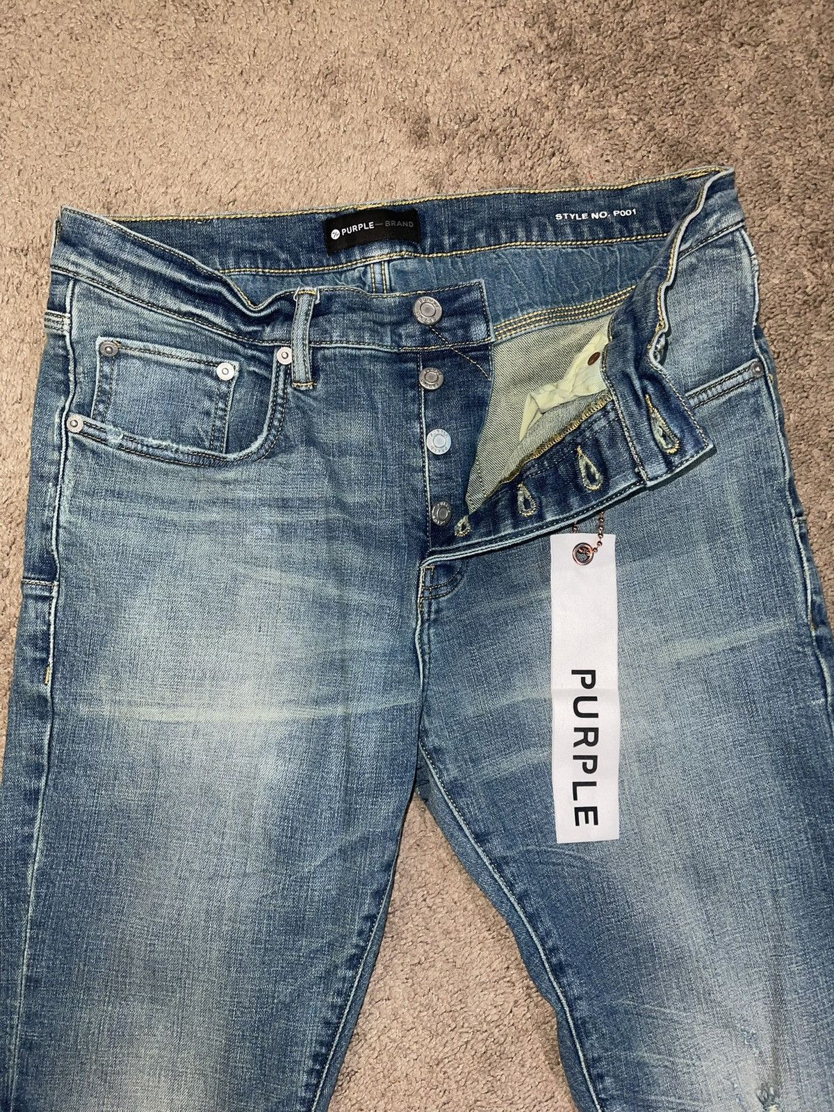 Purple Brand Purple Brand P001 Mid Indigo Size US 32 / EU 48 - 8 Thumbnail