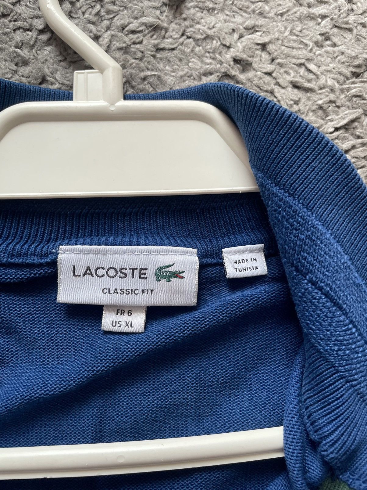 Lacoste × Vintage 00s Lacoste 1/3 Zip Sweater Streetwear Vintage Logo Rare Size US L / EU 52-54 / 3 - 9 Thumbnail