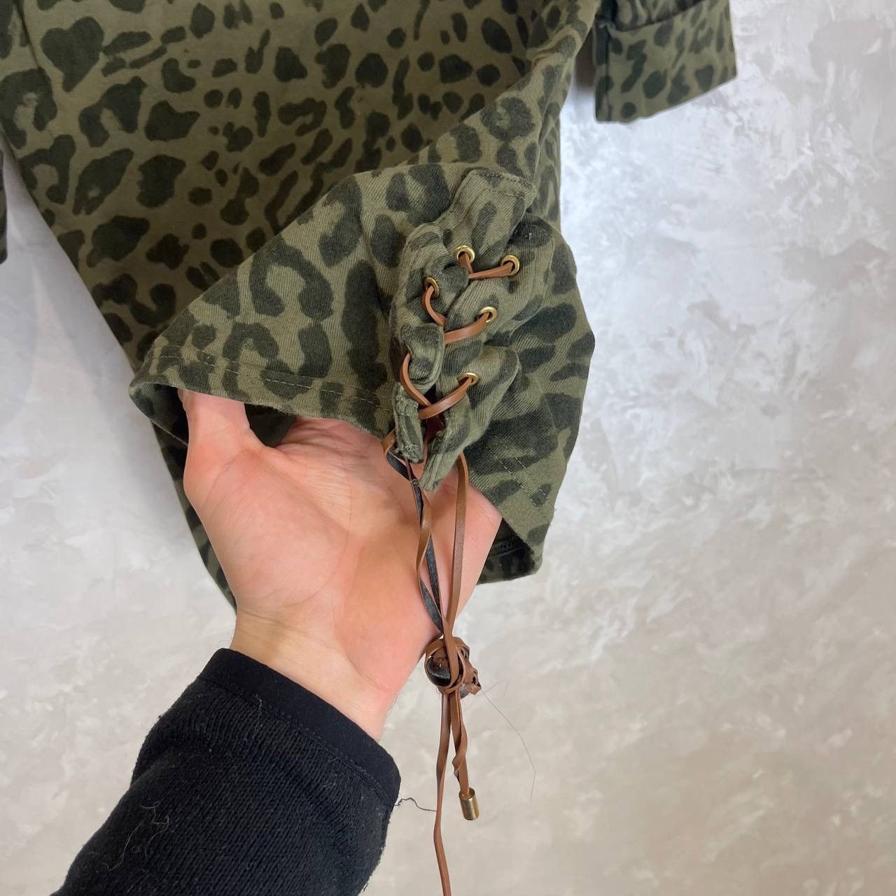 Polo Ralph Lauren Lauren Ralph Lauren Leopard Print Top Lace-Up Detail XXS Size XXS / US 00 / IT 34 - 4 Thumbnail