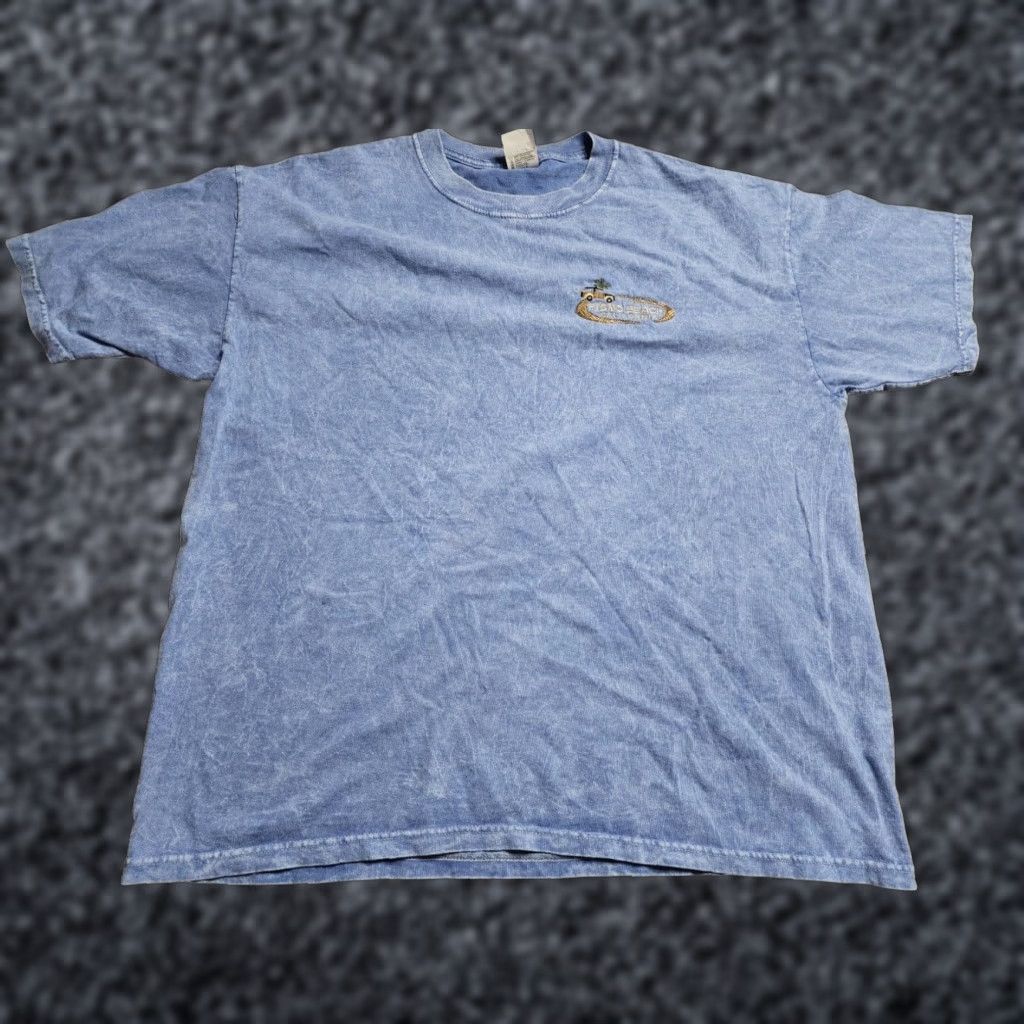 Anvil VINTAGE Anvil Pismo Beach California Embroidered Graphic T Shirt Blue XL Mens Size US XL / EU 56 / 4 - 1 Thumbnail