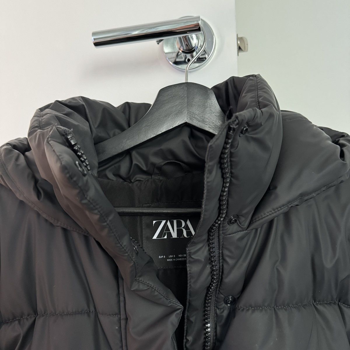 Zara RUBBERIZED PUFFER JACKET Size US S / EU 44-46 / 1 - 3 Thumbnail