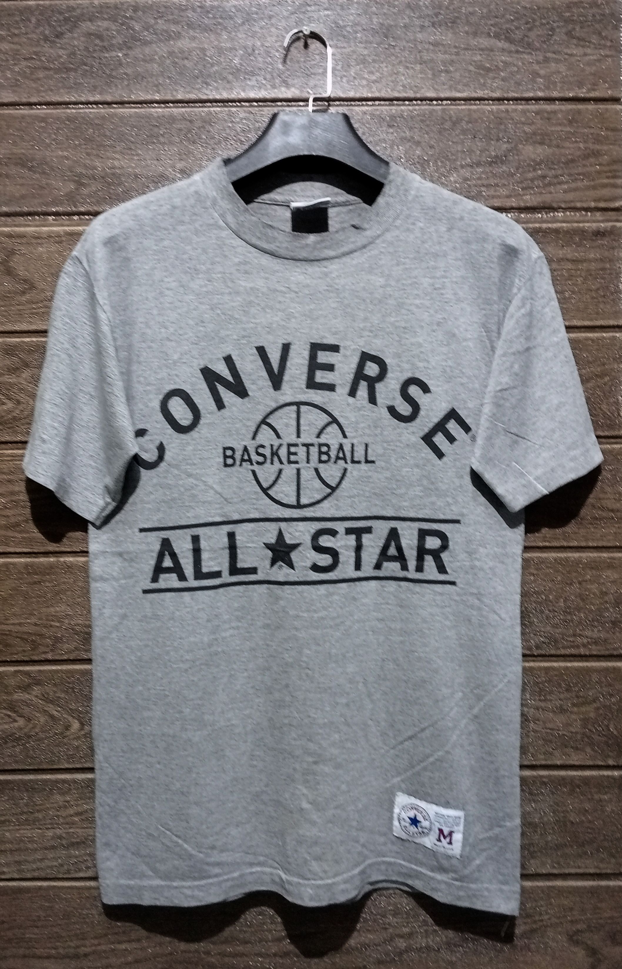 Converse Vintage '90s Converse Basketball All Star Tee Very Rare Size US M / EU 48-50 / 2 - 1 Thumbnail