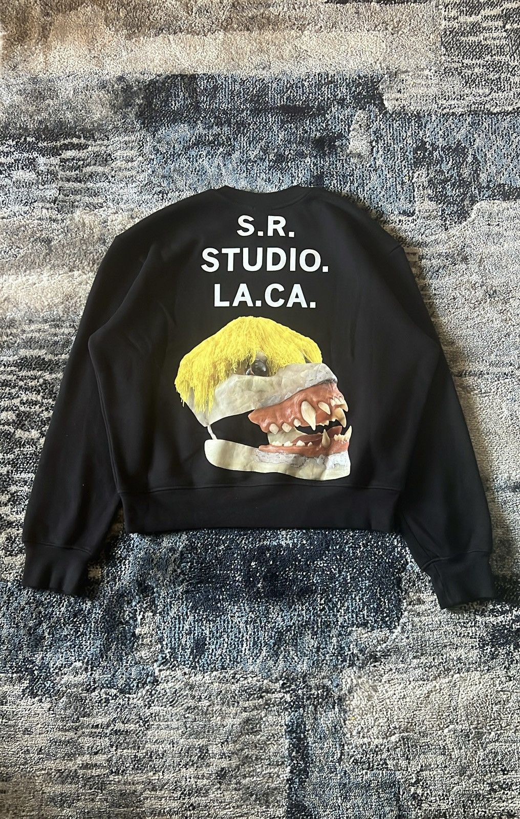 SR Studios LA CA Sterling Ruby Skull Crewneck 1/50 Lmtd ED