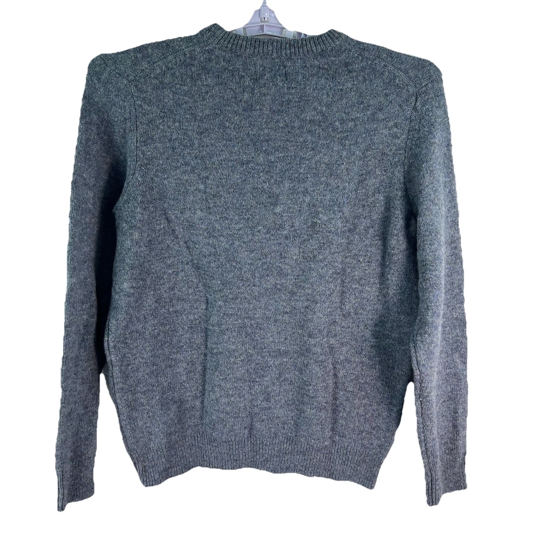 Vintage Daniel Hechter Paris Sweater Men’s L Blue Heather 100% Shetland Wool Pullover Crew Neck Knit Size US L / EU 52-54 / 3 - 5 Thumbnail
