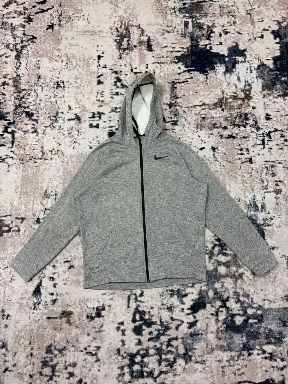 Japanese Brand × Nike Nike Dri Fit Zip Up Sweater Hoodie Size US L / EU 52-54 / 3 - 3 Thumbnail