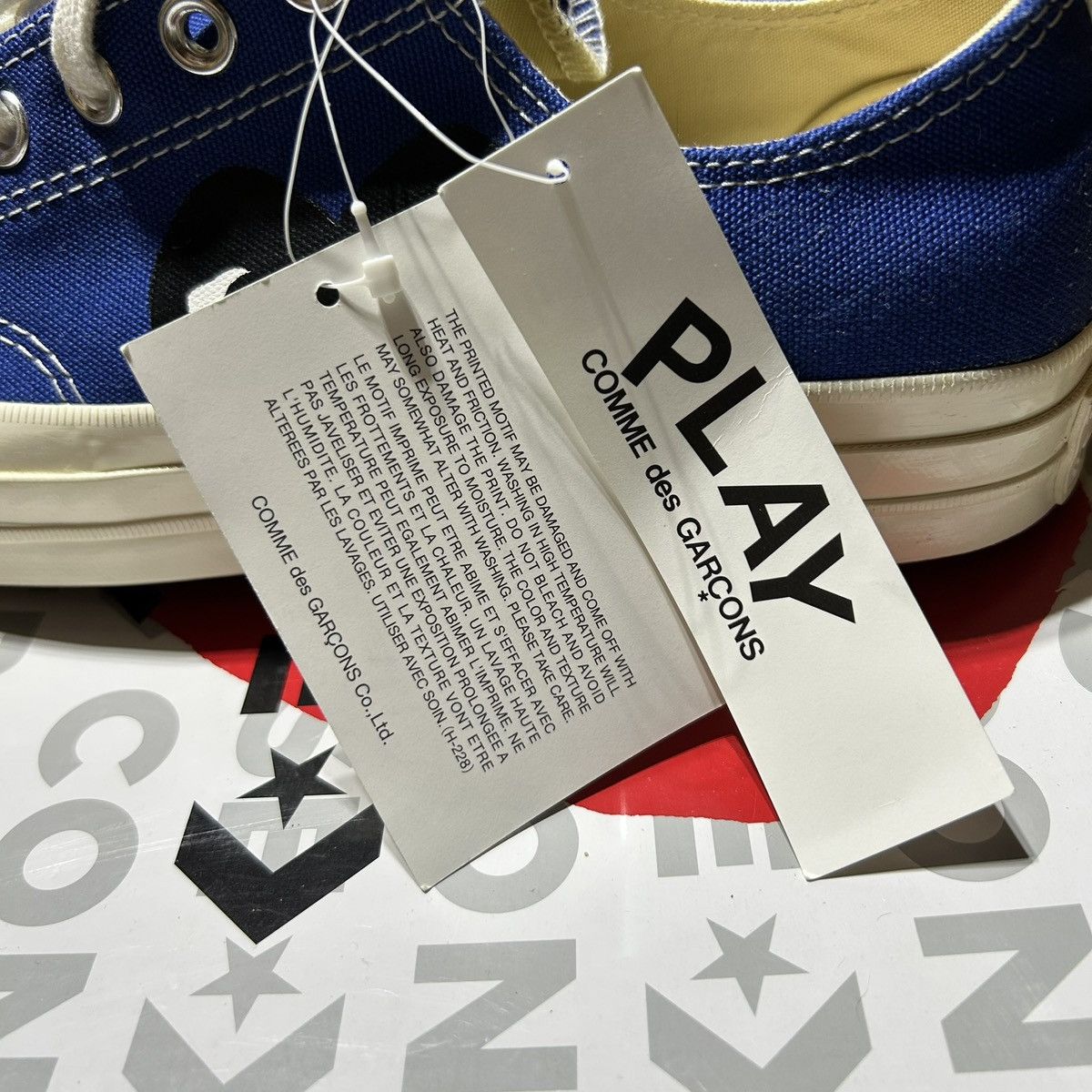 Comme des Garcons PLAY × Converse Converse Chuck Taylor Low x CDG Comme Des Garcons Sz 10 NEW Size US 10 / EU 43 - 8 Thumbnail