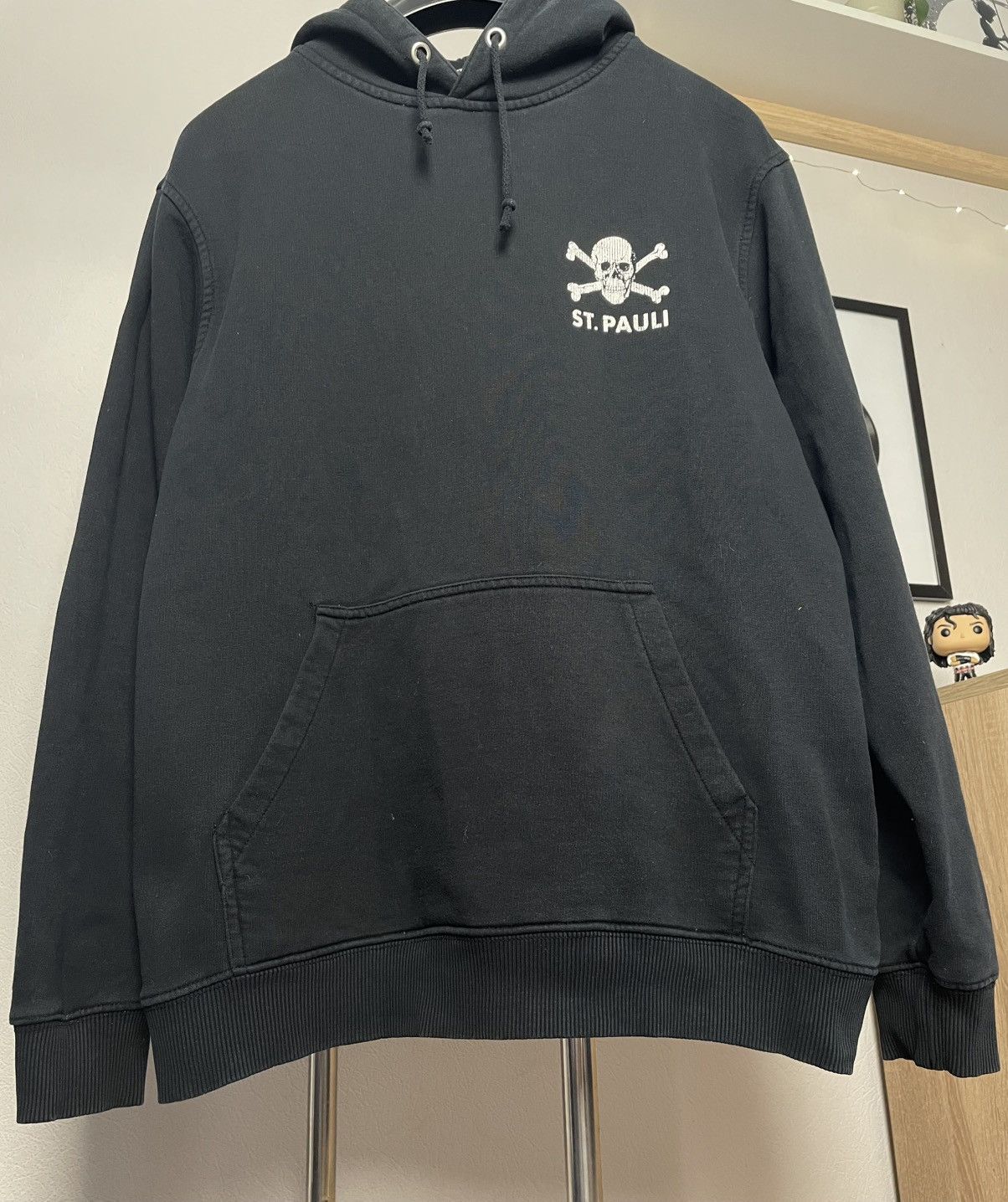 Vintage Vintage St.Pauli Skull Big Logo Hoodie L Size US L / EU 52-54 / 3 - 4 Thumbnail