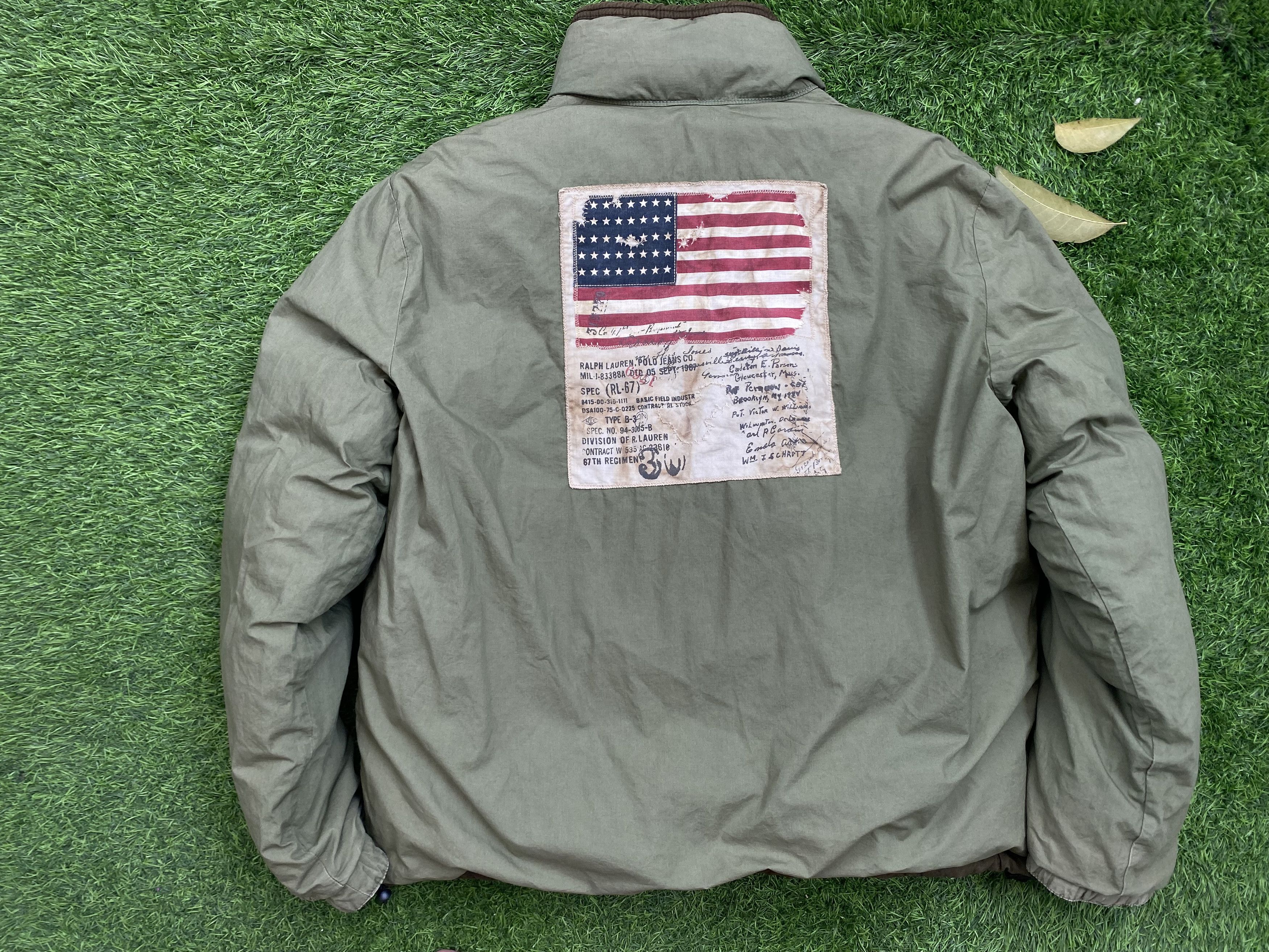 Polo Ralph Lauren × Vintage Vintage Polo Jeans By RL Big Flag Reversible Puffer Jacket Size US XL / EU 56 / 4 - 2 Thumbnail