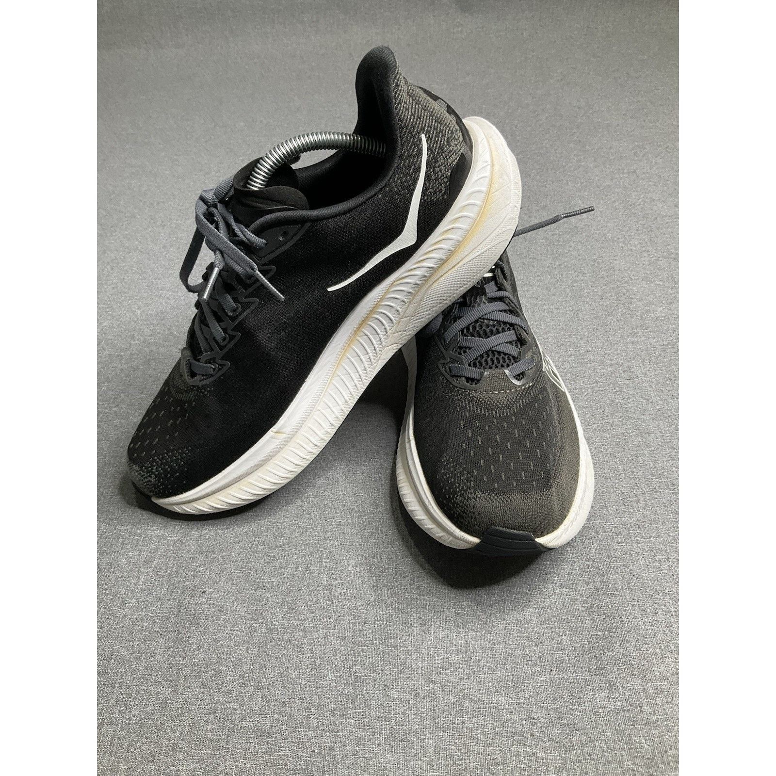 Hoka Hoka One One Men's Mach 6 Black White Size 10.5 Used Size US 10.5 / EU 43-44 - 5 Thumbnail