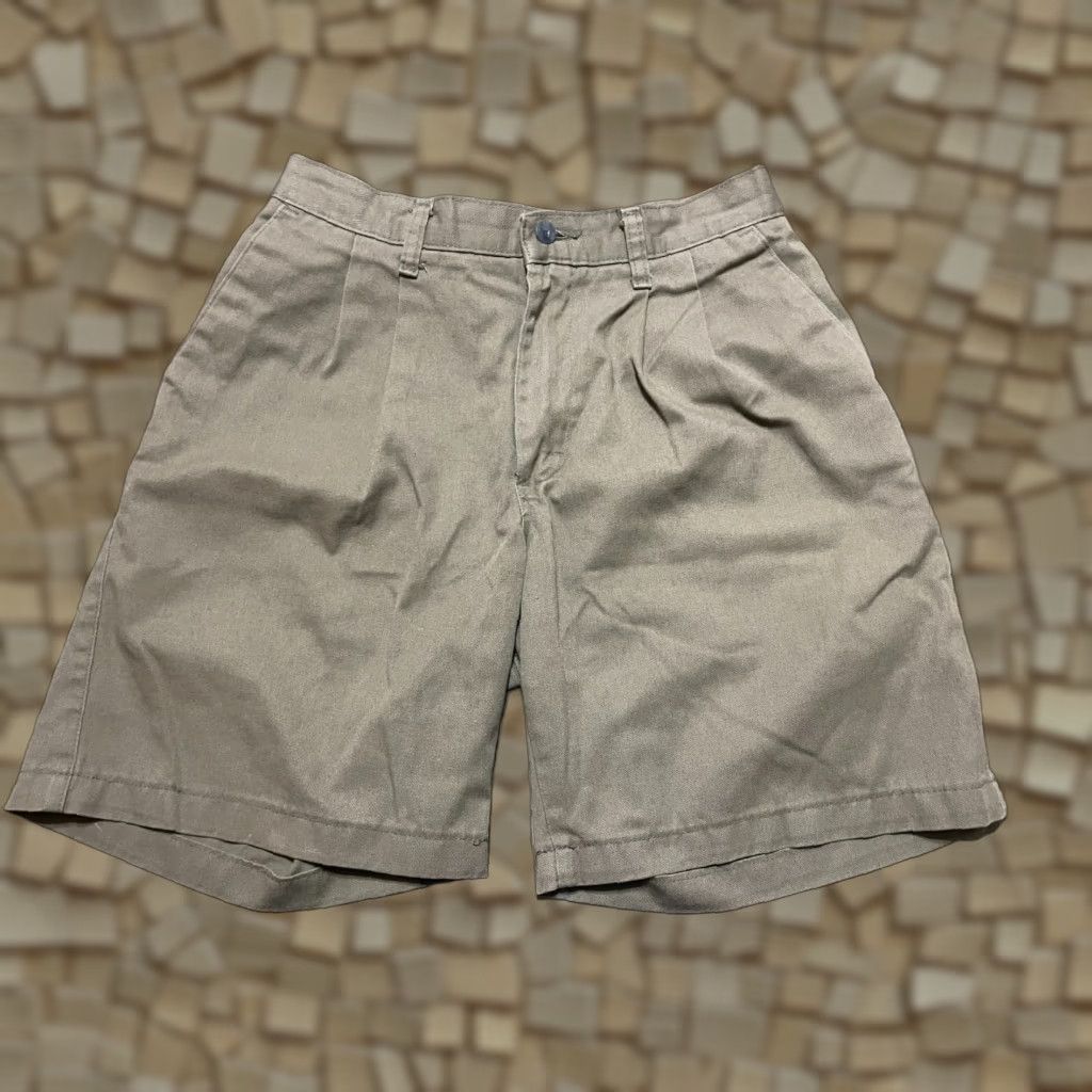 Lee Lee Shorts Men Size 30 Brown Pockets Performance Khakis Cargo Regular Front Flat Front Casual 90s? Size US 30 / EU 46 - 1 Thumbnail