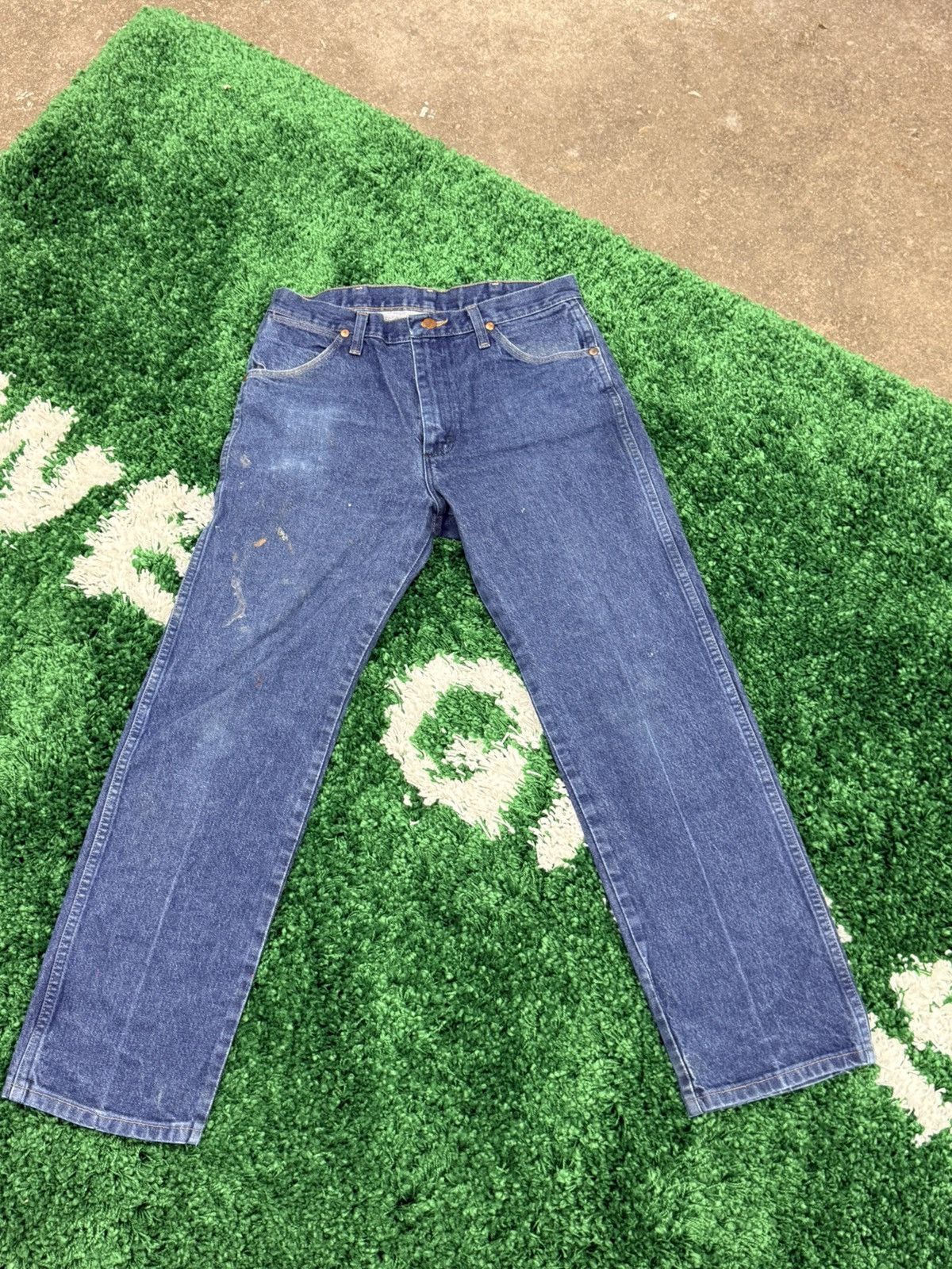Wrangler Wrangler Classic Cowboy Denim Jeans Sz. 32 x 30 Patch Size US 32 / EU 48 - 3 Thumbnail