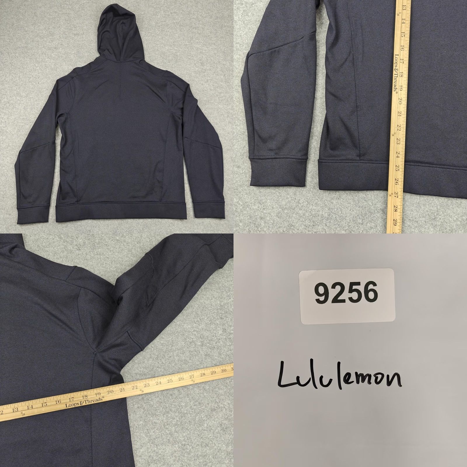 Lululemon Lululemon Hoodie Mens M Blue Full Zip Knit Chest Pocket Athletic Running Shirts Size US M / EU 48-50 / 2 - 8 Thumbnail