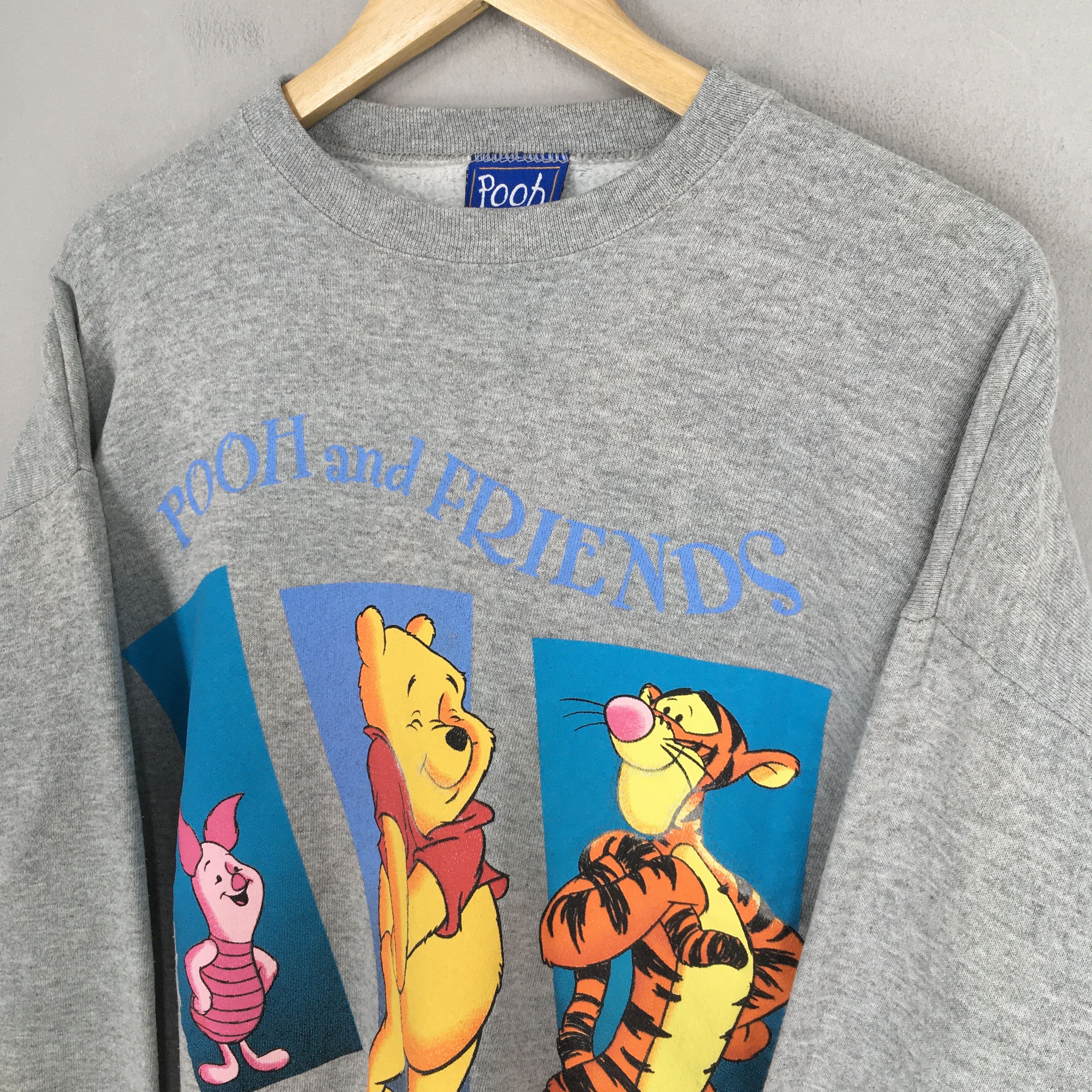 Disney Vintage 90s Pooh and Friends Sweatshirt Large Size US L / EU 52-54 / 3 - 3 Thumbnail