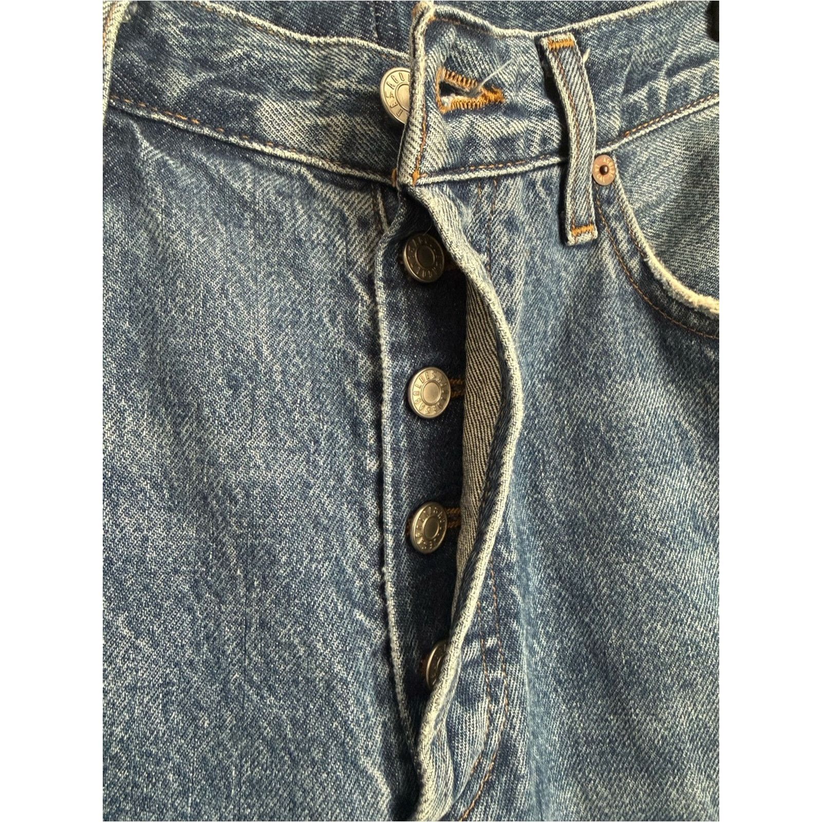 Agolde Agolde 90s Pinch In Range High-Rise Straight Leg Jeans Size 27" / US 4 / IT 40 - 6 Thumbnail