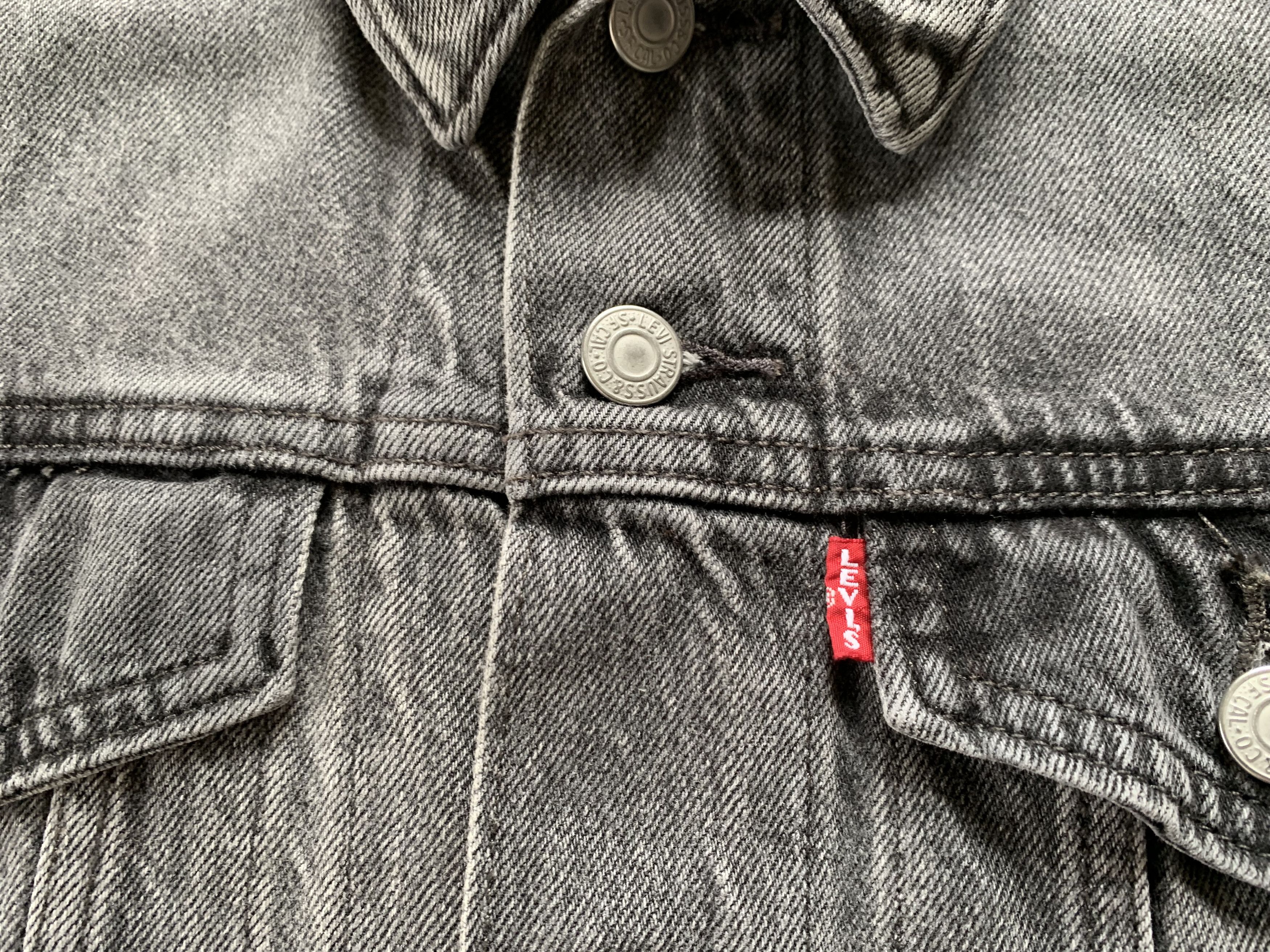 Levi's × Vintage Levis Premium Grey Denim Trucker Jacket Size M / US 6-8 / IT 42-44 - 5 Thumbnail