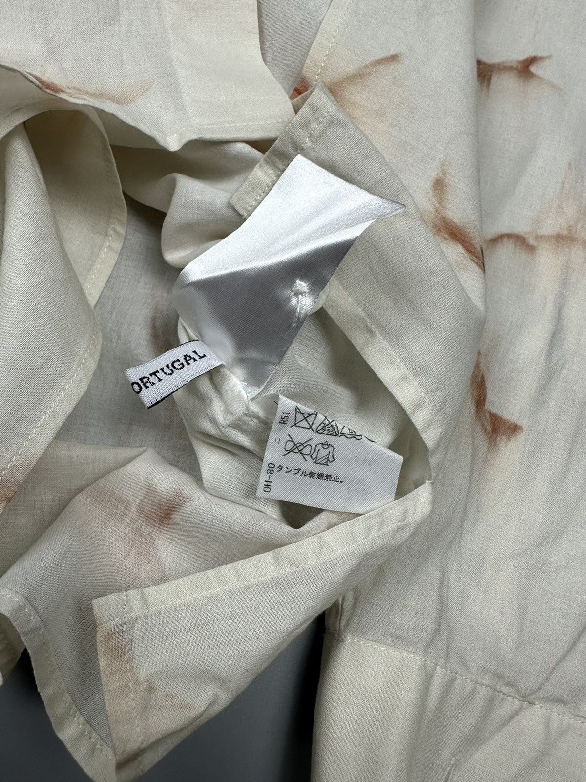 Ann Demeulemeester Ann Demeulemeester Grise Bird Print Shirt Size US XXS / EU 40 - 11 Thumbnail