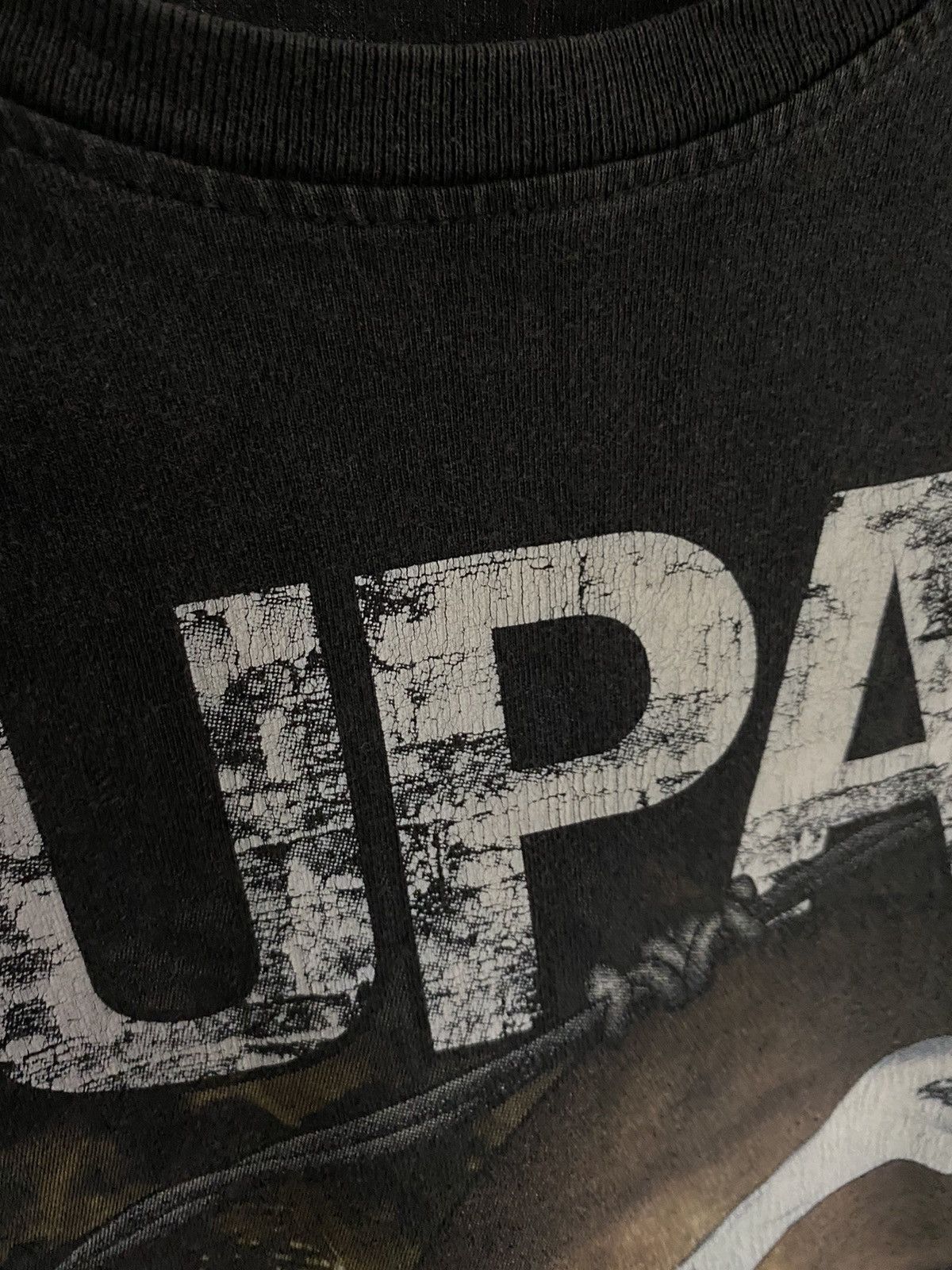 Rap Tees Vintage Rare 2Pac Tupak Shakur bootleg T-Shirt - Medium Size US M / EU 48-50 / 2 - 3 Thumbnail