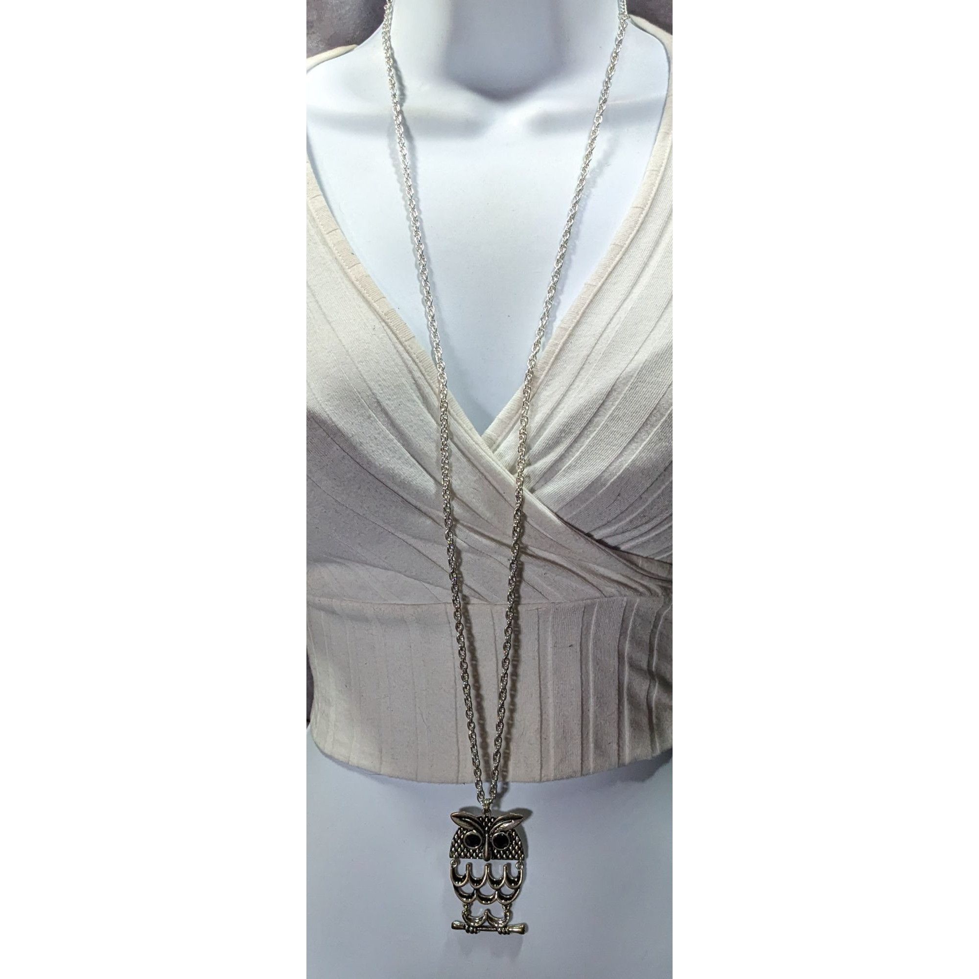 Other Nature Themed Fairycore Articulated Owl Necklace Size ONE SIZE - 3 Thumbnail