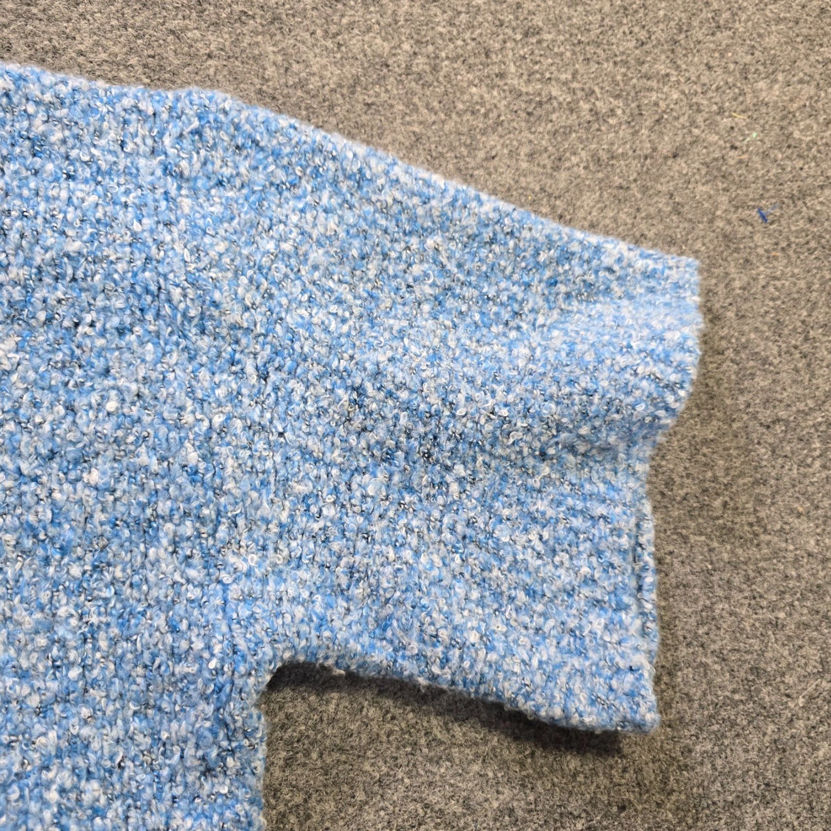 Free People Free People Sweater Women Medium Blue Oversized Chunky Knit Open Capsule Lounge Shirt Pullover Knit Casual Bohemian Fall Winter Size M / US 6-8 / IT 42-44 - 5 Thumbnail