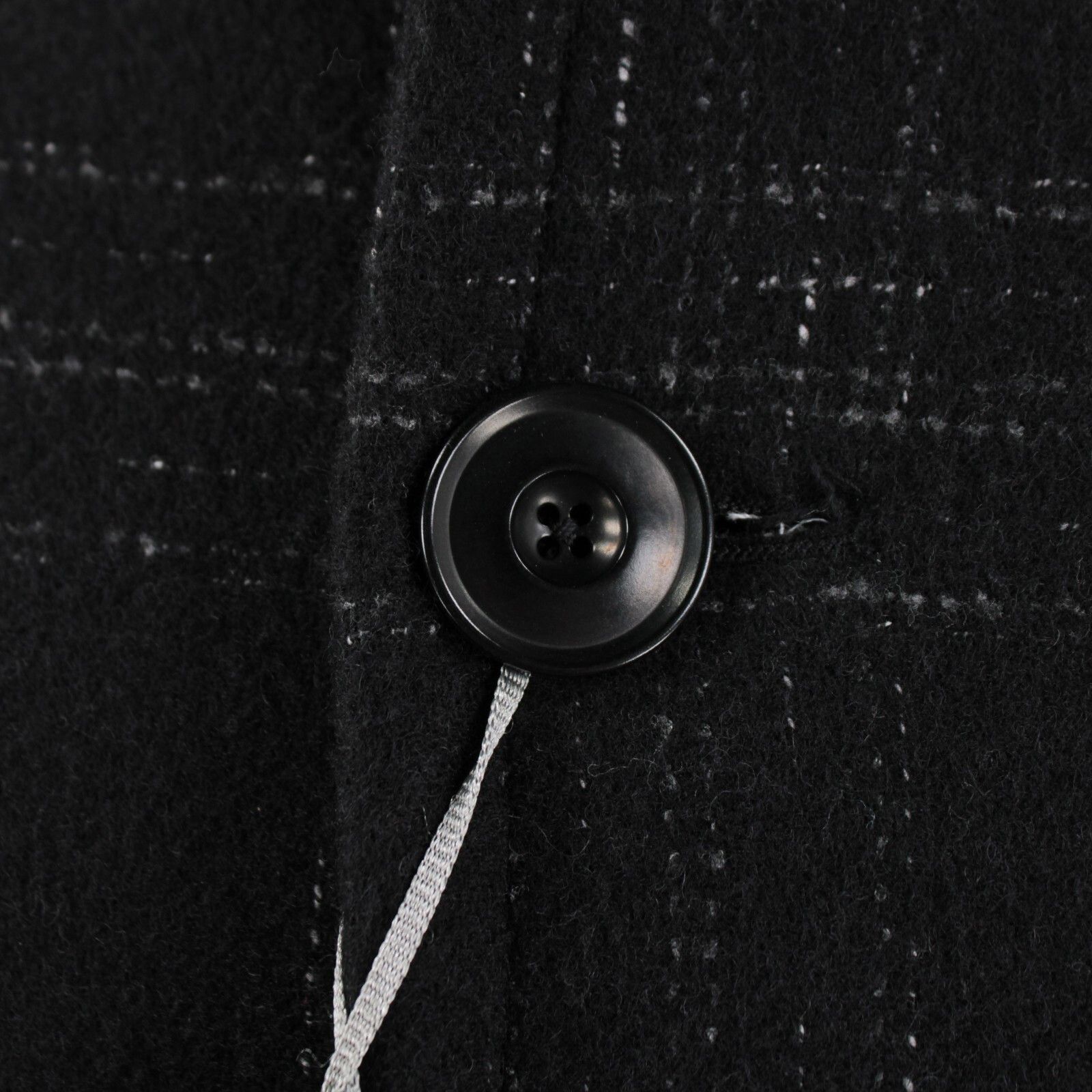 Canali Canali Coat Size XL US In Black Wool Blend Size US XL / EU 56 / 4 - 2 Thumbnail