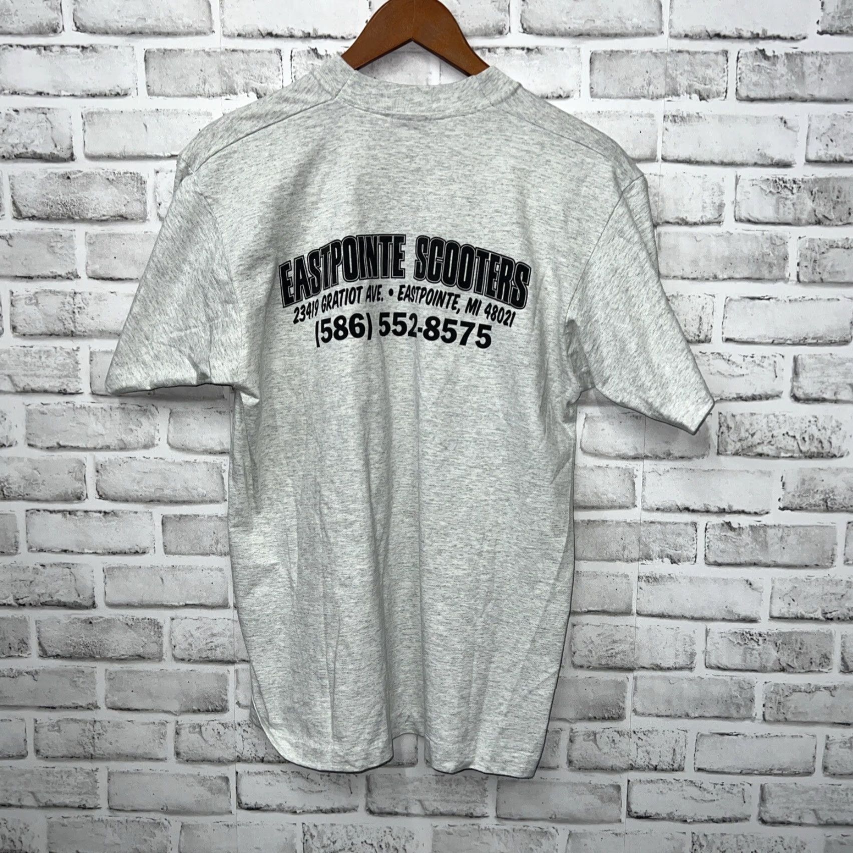 Vintage VTG Best T-Shirt Gray Men L "My Grandma Is A Lady Biker" Stitch Shirt 90s Theme Mens L Size US L / EU 52-54 / 3 - 4 Thumbnail