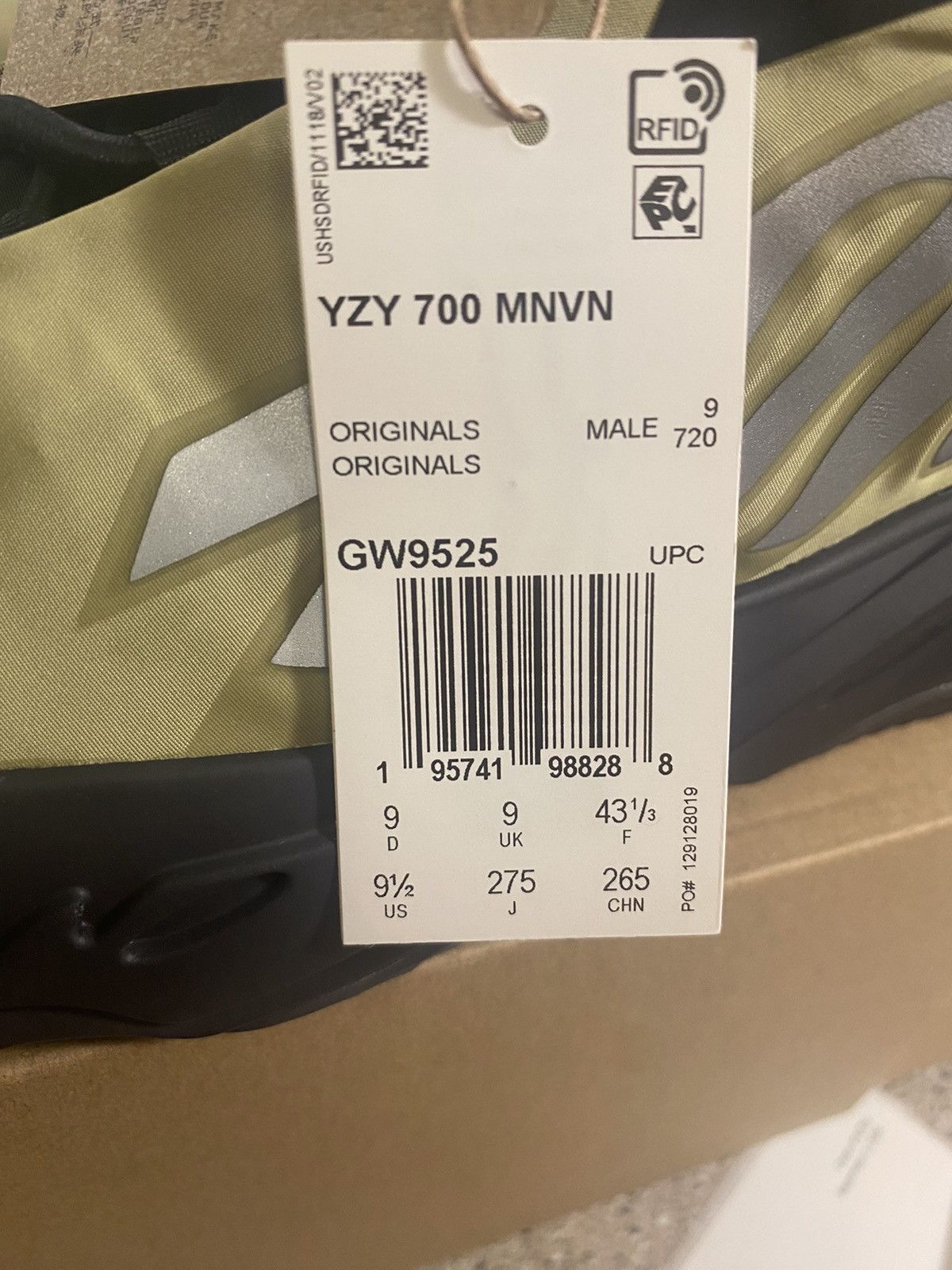 Yeezy adidas Yeezy 700 MNVN ‘Resin’ size9.5M DS w OG All Size US 9.5 / EU 42-43 - 13 Thumbnail
