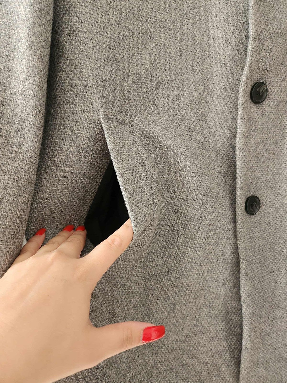 NEXT Next Signature Grey Wool Coat Size US M / EU 48-50 / 2 - 6 Thumbnail