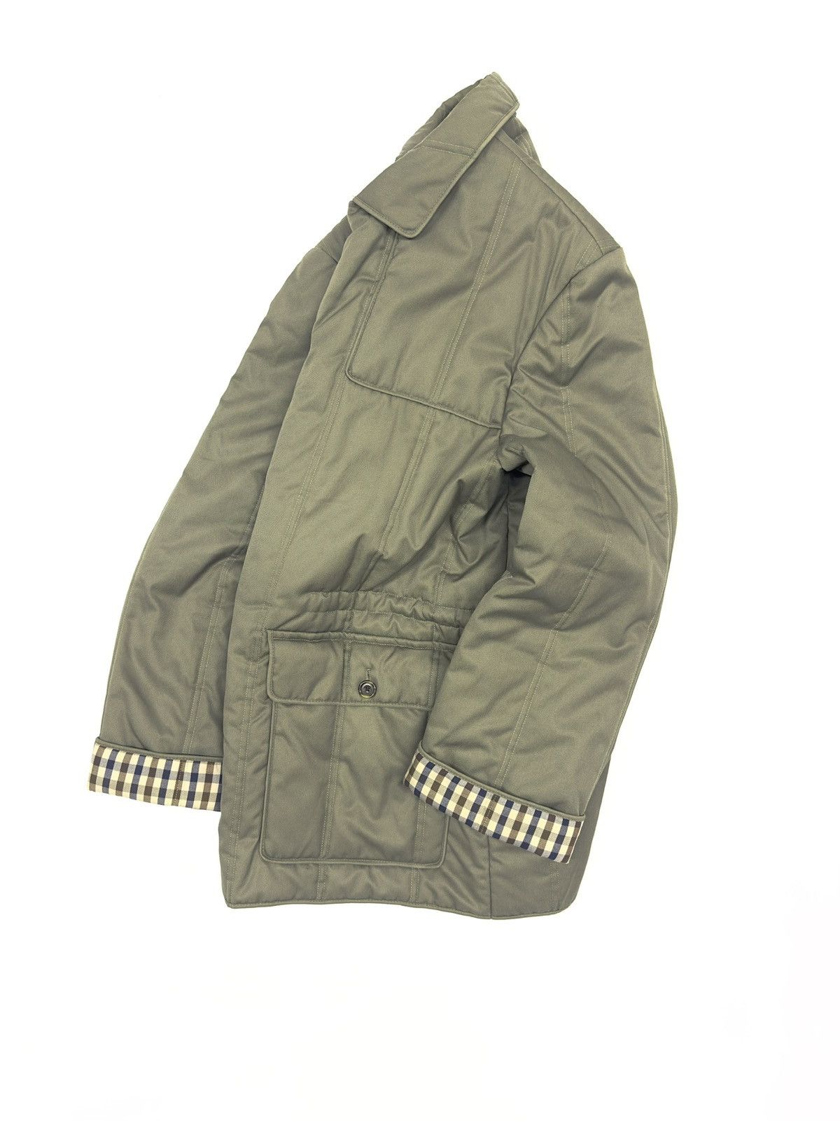 Aquascutum Vintage Aquascutum Quilted York Club Checkered Jacket Size US M / EU 48-50 / 2 - 2 Thumbnail