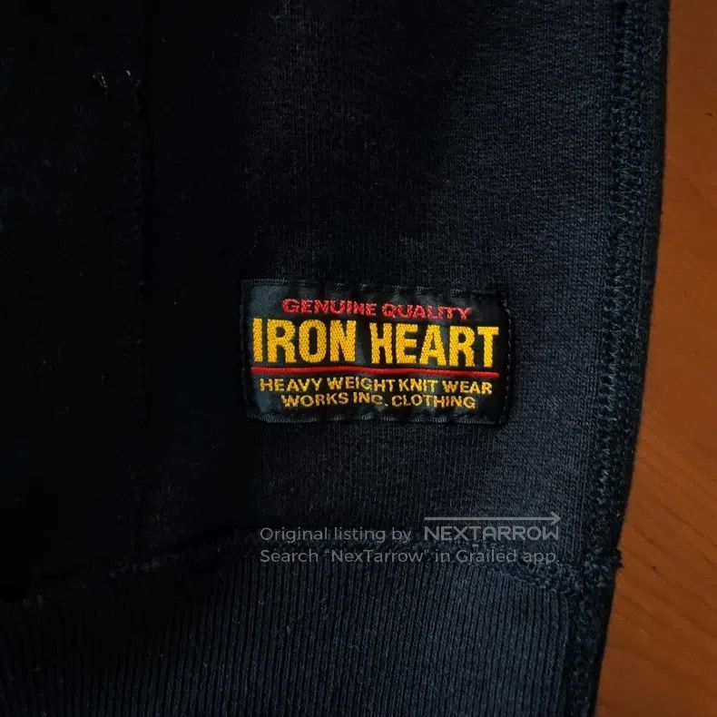 Iron Heart Iron Heart Heavyweight Black Hoodie Size US L / EU 52-54 / 3 - 3 Thumbnail