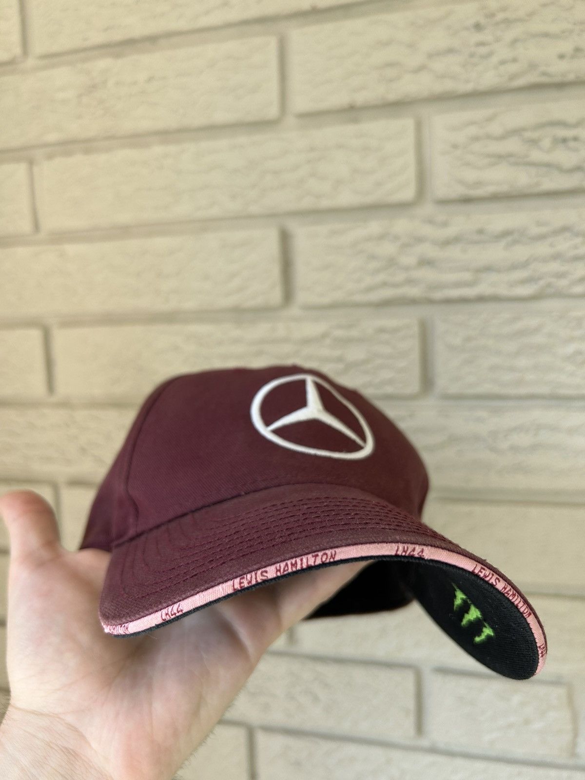 Mercedes-Benz × Vintage Mercedes Benz AMG Formula 1 Lewis Hamilton Racing Hat Size ONE SIZE - 7 Thumbnail