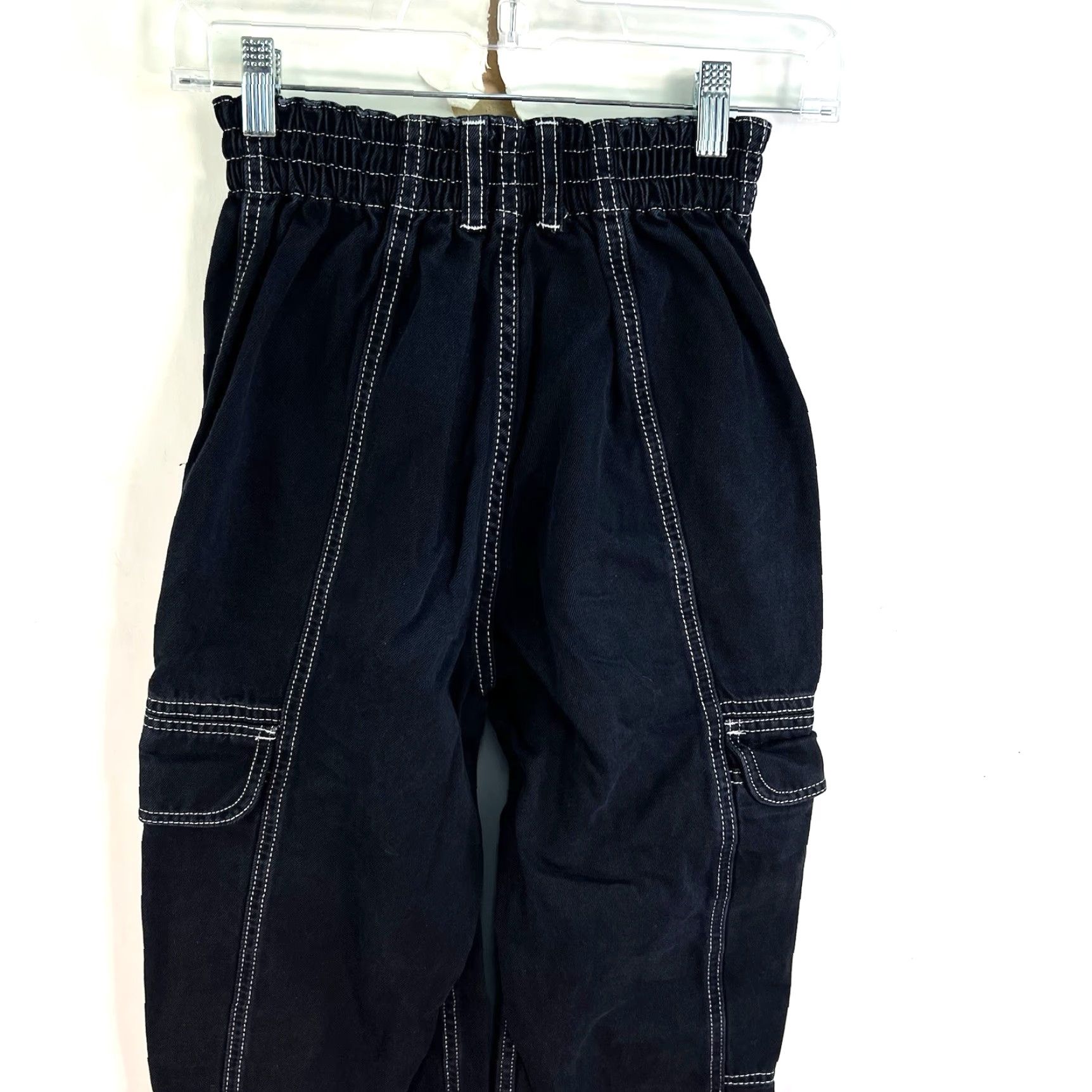 Urban Outfitters Vintage Urban Outfitters BDG Skate Cargo Jeans Pants Women Size 25 Black 90s Retro Size 42" / US 20 - 6 Thumbnail