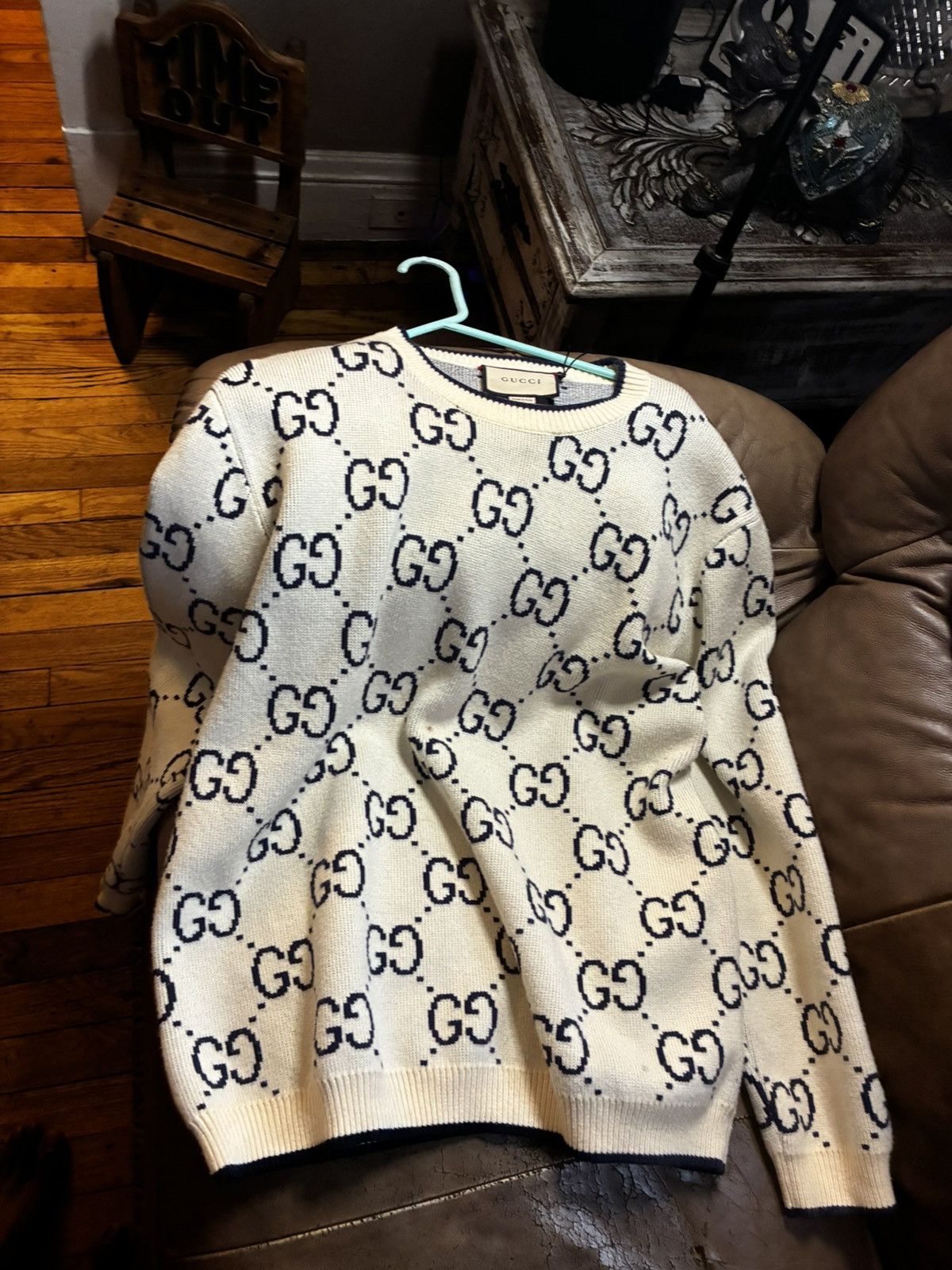 Gucci Gucci gg sweater “ivory” Size US L / EU 52-54 / 3 - 1 Thumbnail