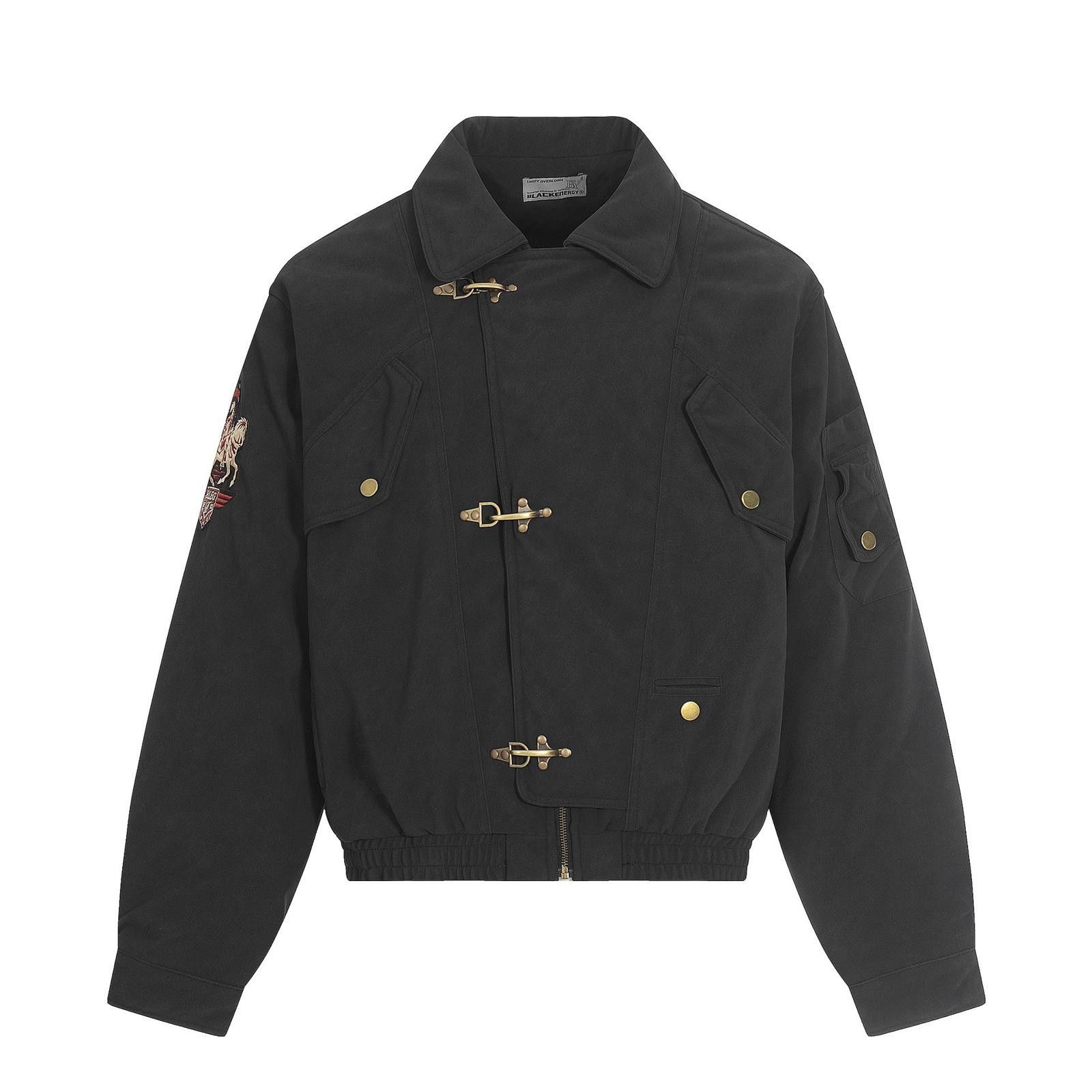 Japanese Brand Fireman Clasp Canvas Embroidered Padded Jacket Size US M / EU 48-50 / 2 - 5 Thumbnail
