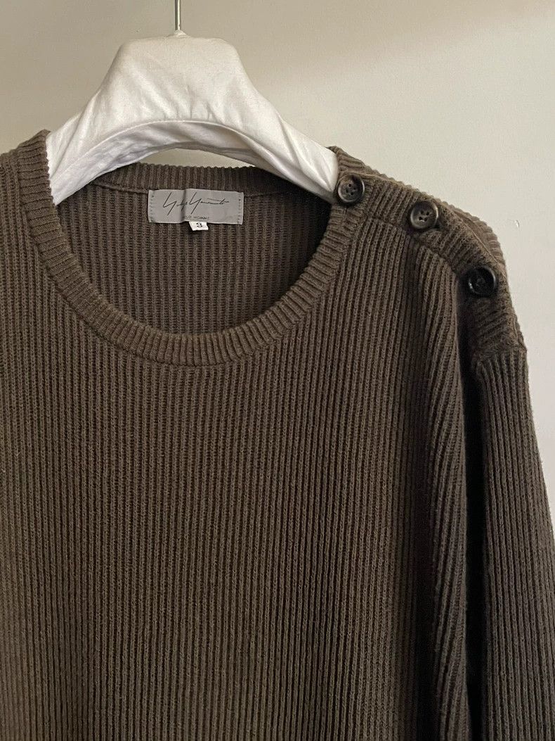 Yohji Yamamoto Yohji Yamamoto Button shoulder sweater 2506-Nextarrow Size US L / EU 52-54 / 3 - 1 Thumbnail