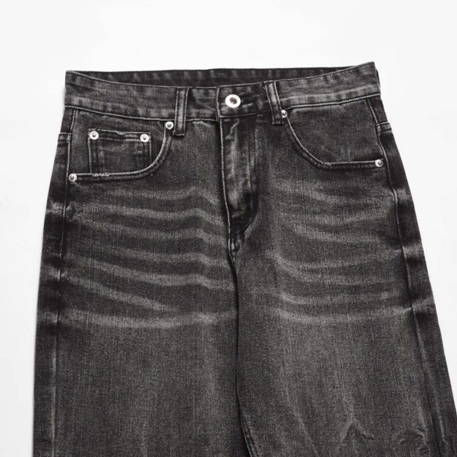 Japanese Brand Gutter Black Denim Jeans Size US 30 / EU 46 - 3 Thumbnail