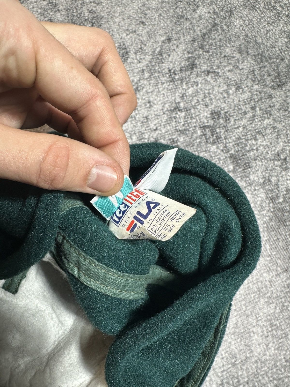 Fila Vintage Fila Logo Fleece Cap Gorpcore Streetwear Rare Casual Size ONE SIZE - 6 Thumbnail