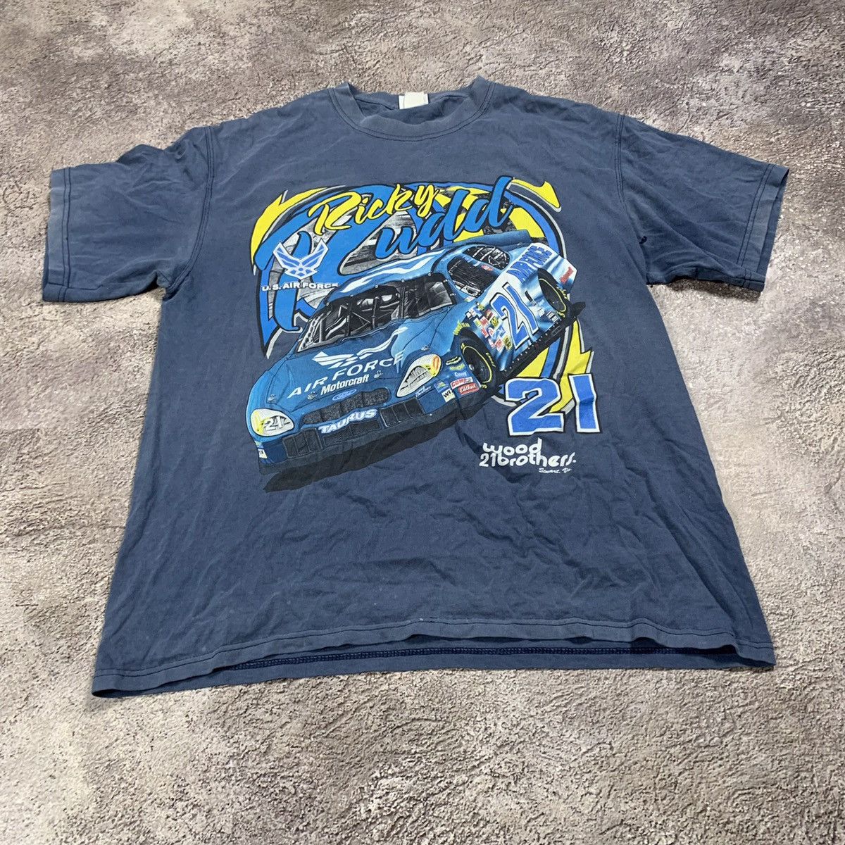 Vintage Vintage 90s Y2K Racing Graphic Tee Streetwear Cars Blue L Size US L / EU 52-54 / 3 - 2 Thumbnail