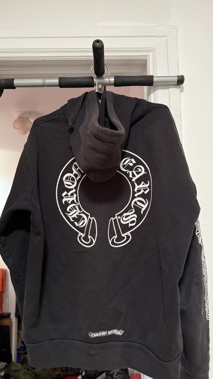 Chrome Hearts Chrome Hearts Horseshoe Floral Hoodie Size US XL / EU 56 / 4 - 6 Thumbnail