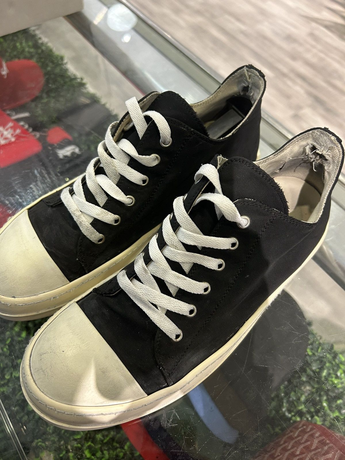 Rick Owens Drkshdw Rick Owens DRKSHDW Low Ramones Size US 8 / EU 41 - 3 Thumbnail