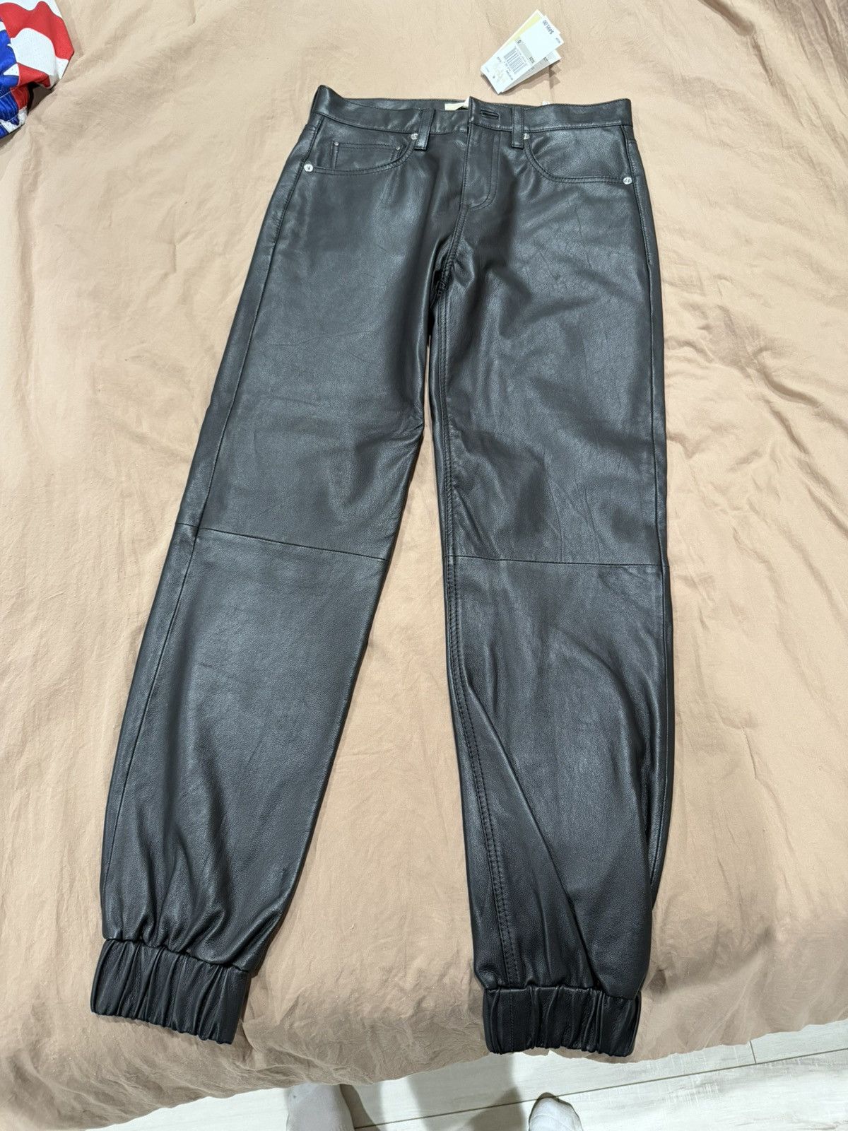 Michael Kors Leather Joggers