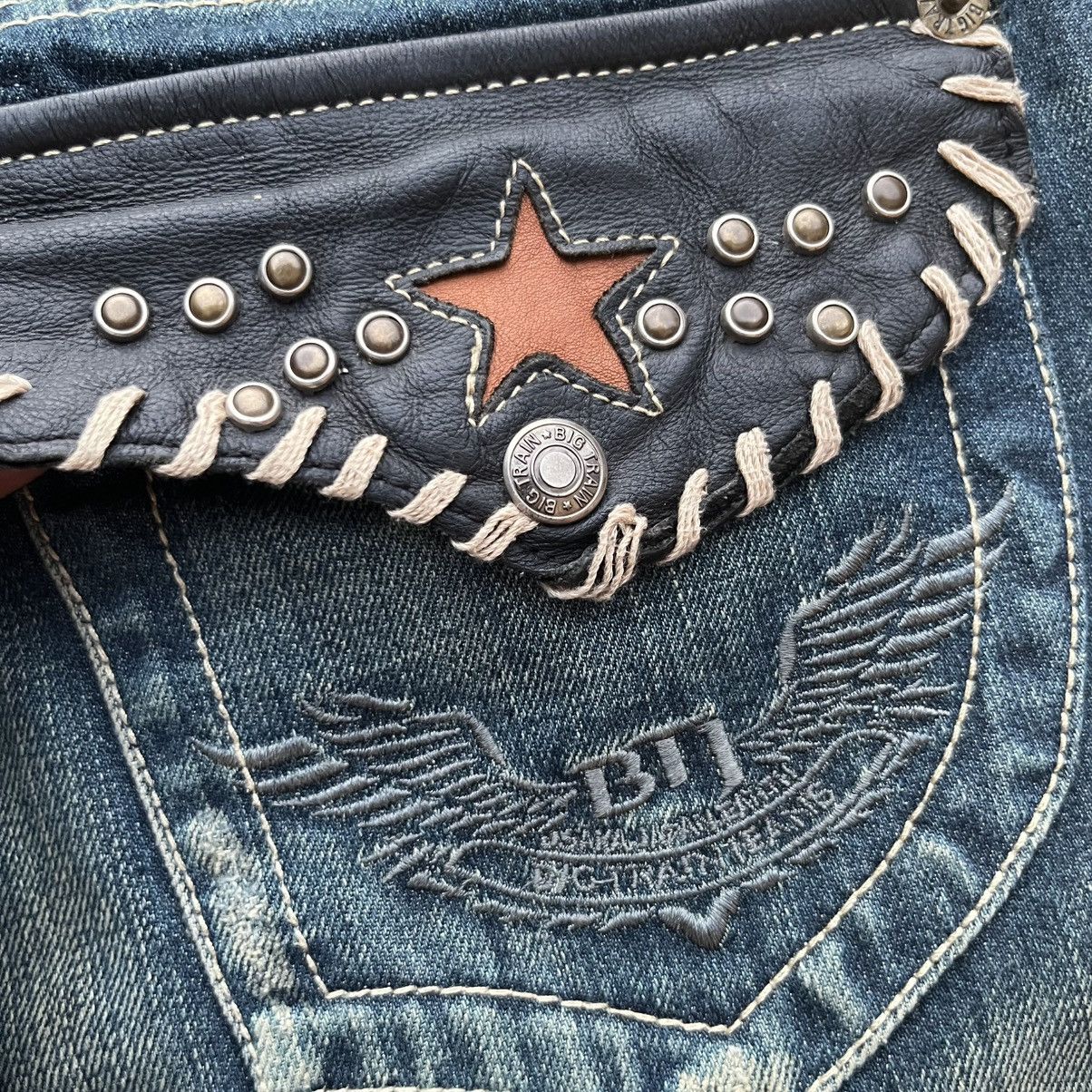 Japanese Brand OSAKA BIG TRAIN DISTRESSED REG FIT LIKE 14th ADDICTION Size US 30 / EU 46 - 5 Thumbnail