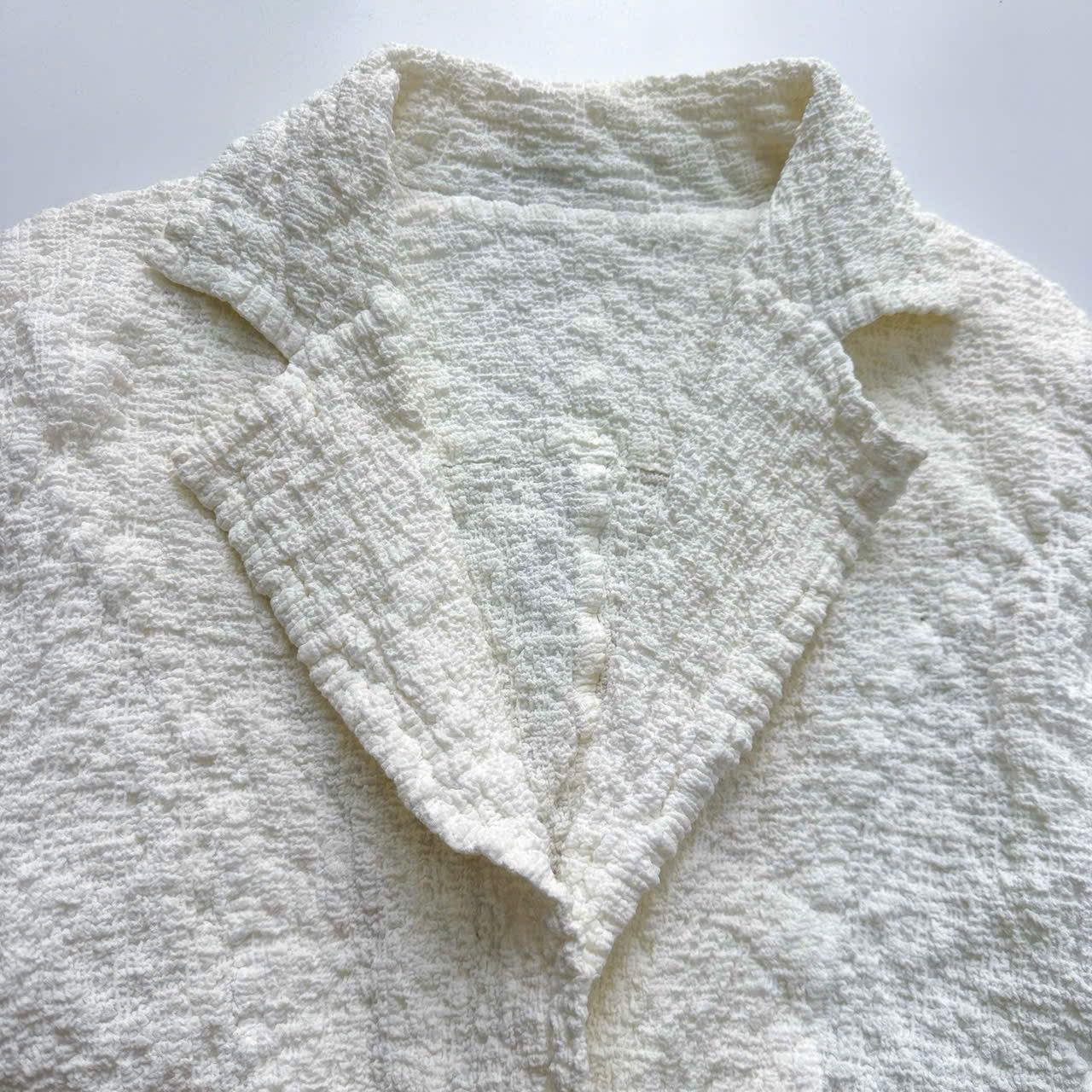 Issey Miyake Issey Miyake Me Cauliflower Pleated Blazer Size S / US 4 / IT 40 - 3 Thumbnail
