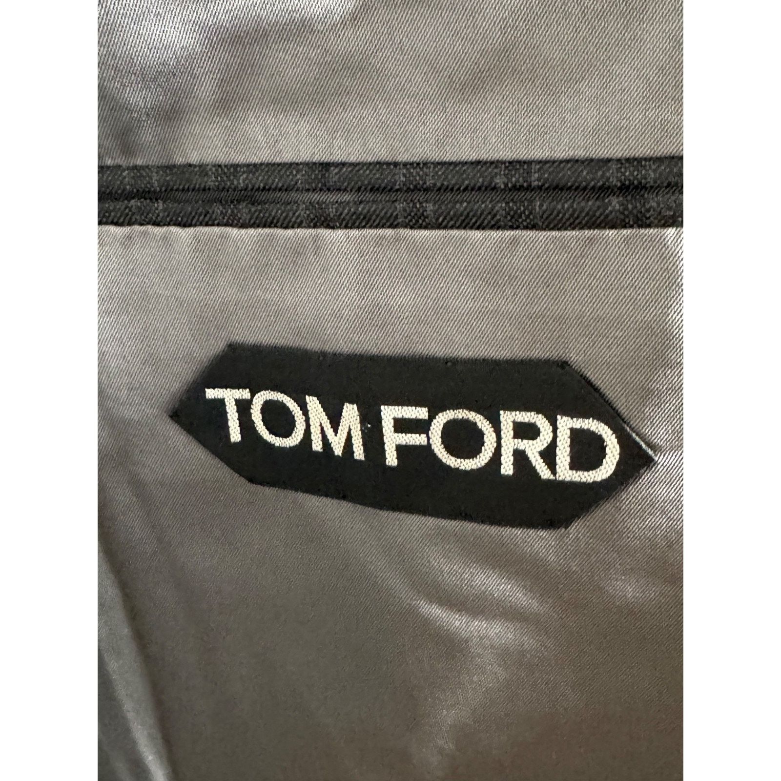 Tom Ford Tom Ford Charcoal Striped Gray Wool Blazer Notch Lapel 52 42 Size 42R - 7 Thumbnail