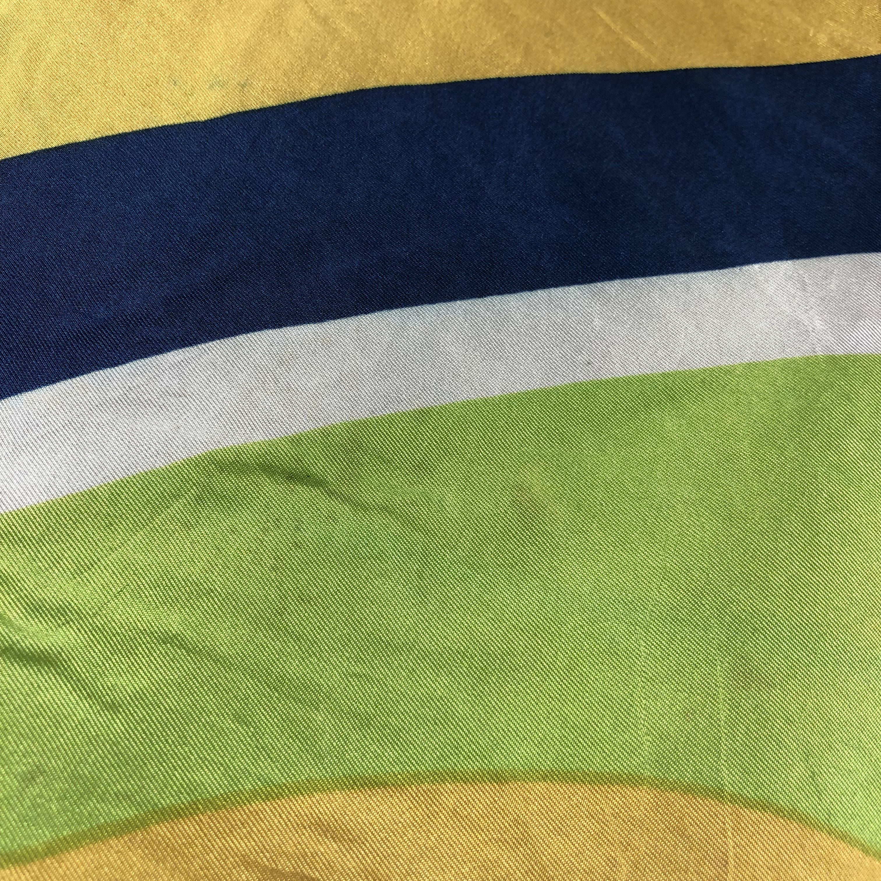 Vintage Vintage Abstract Hand Rolled Silk Scarf M697 Size ONE SIZE - 8 Thumbnail