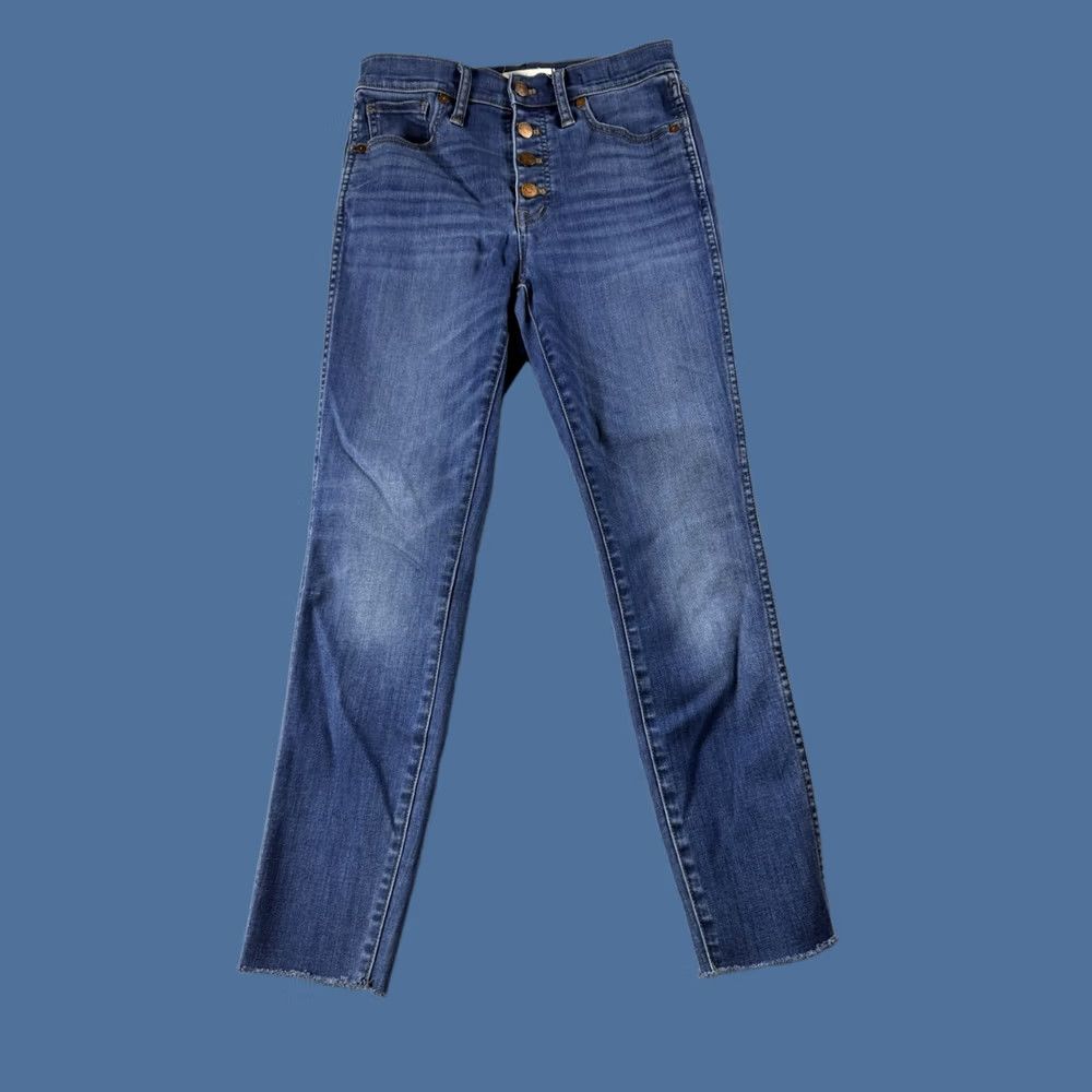 Madewell Madewell Skinny Crop Jeans Size 27 Casual Classic Ankle Mom Core Buttonfly Academia Size ONE SIZE - 1 Thumbnail